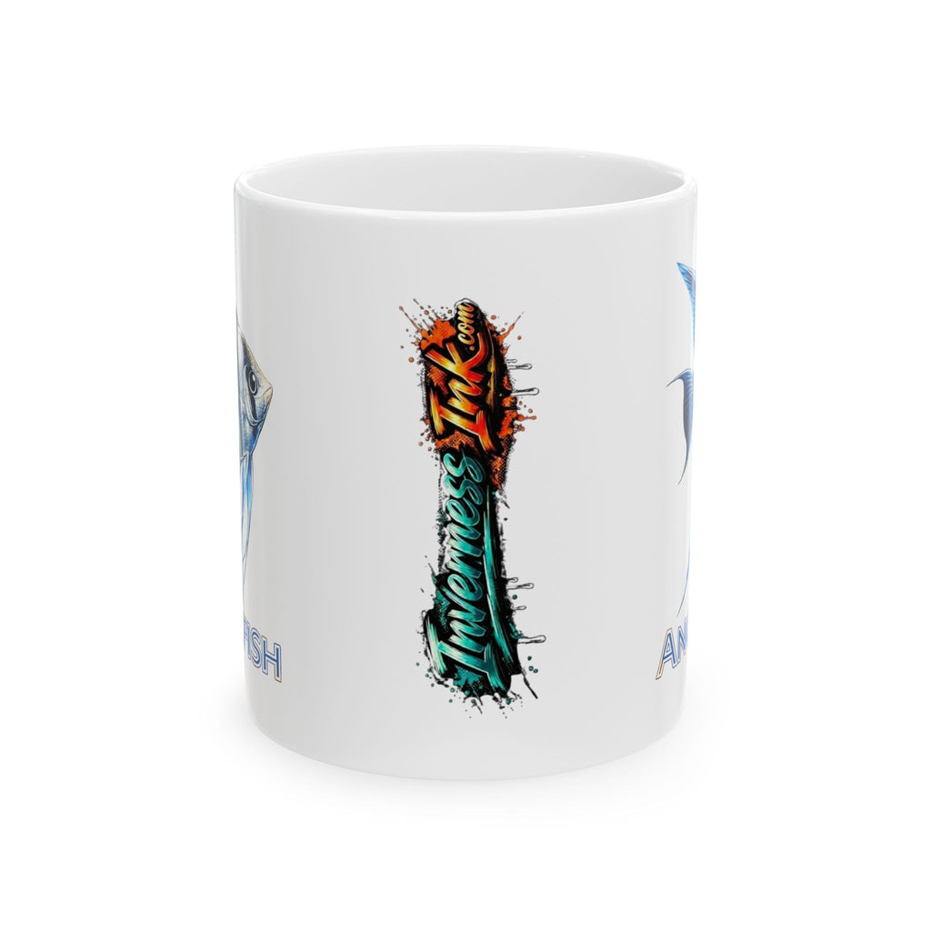 Early Tides. The Angelfish Collector's Coffee Cup. Ceramic Coffee Cup (11oz, 15oz)