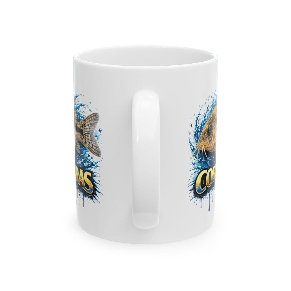 Peppered Cory – Premium Glossy Ceramic Mug — Aquarium Lover Coffee Cup (11oz/15oz)