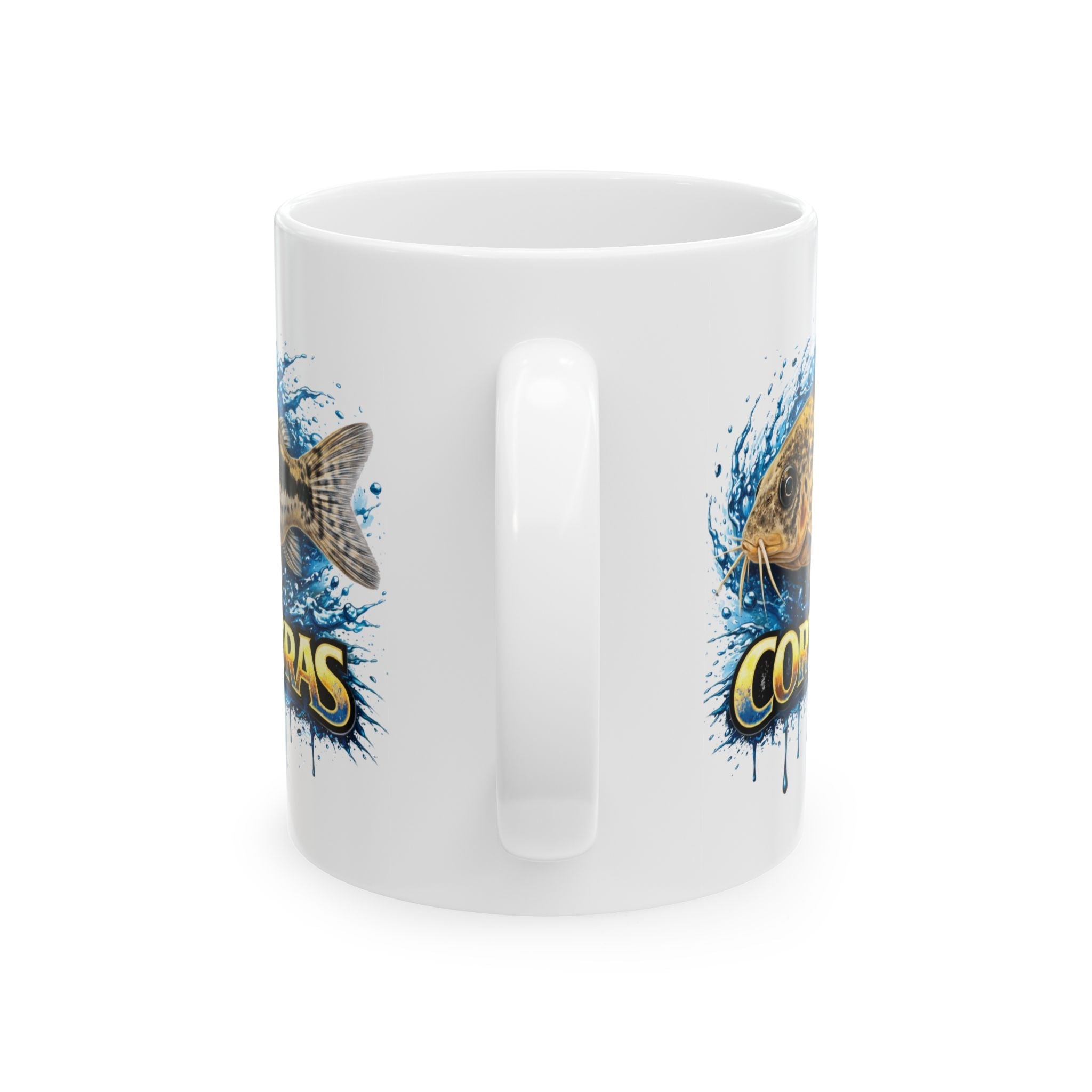 Peppered Cory – Premium Glossy Ceramic Mug — Aquarium Lover Coffee Cup (11oz/15oz)