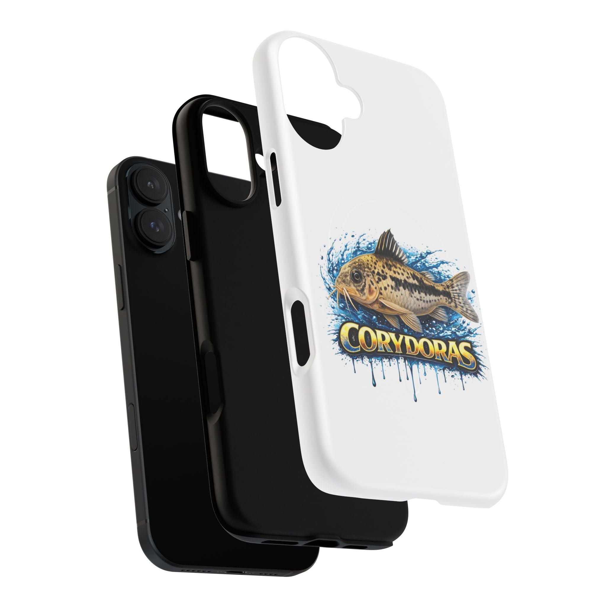 Corydoras Tough Magnetic Phone Case — Protective Fish Aquarium Design