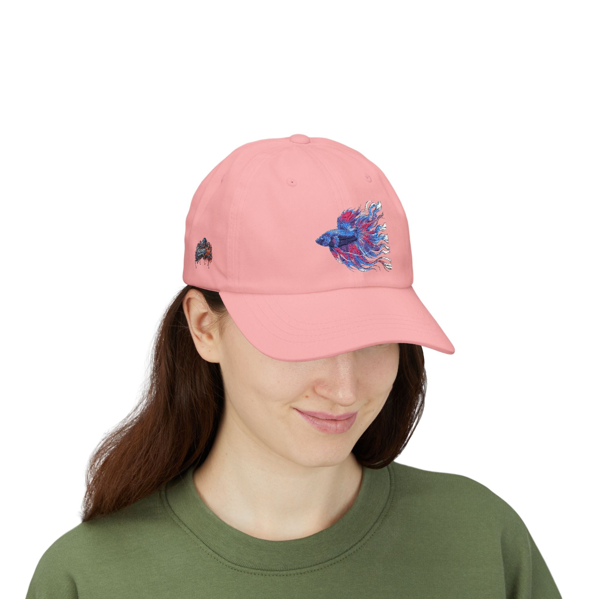 Electric Paint Betta Baseball Cap