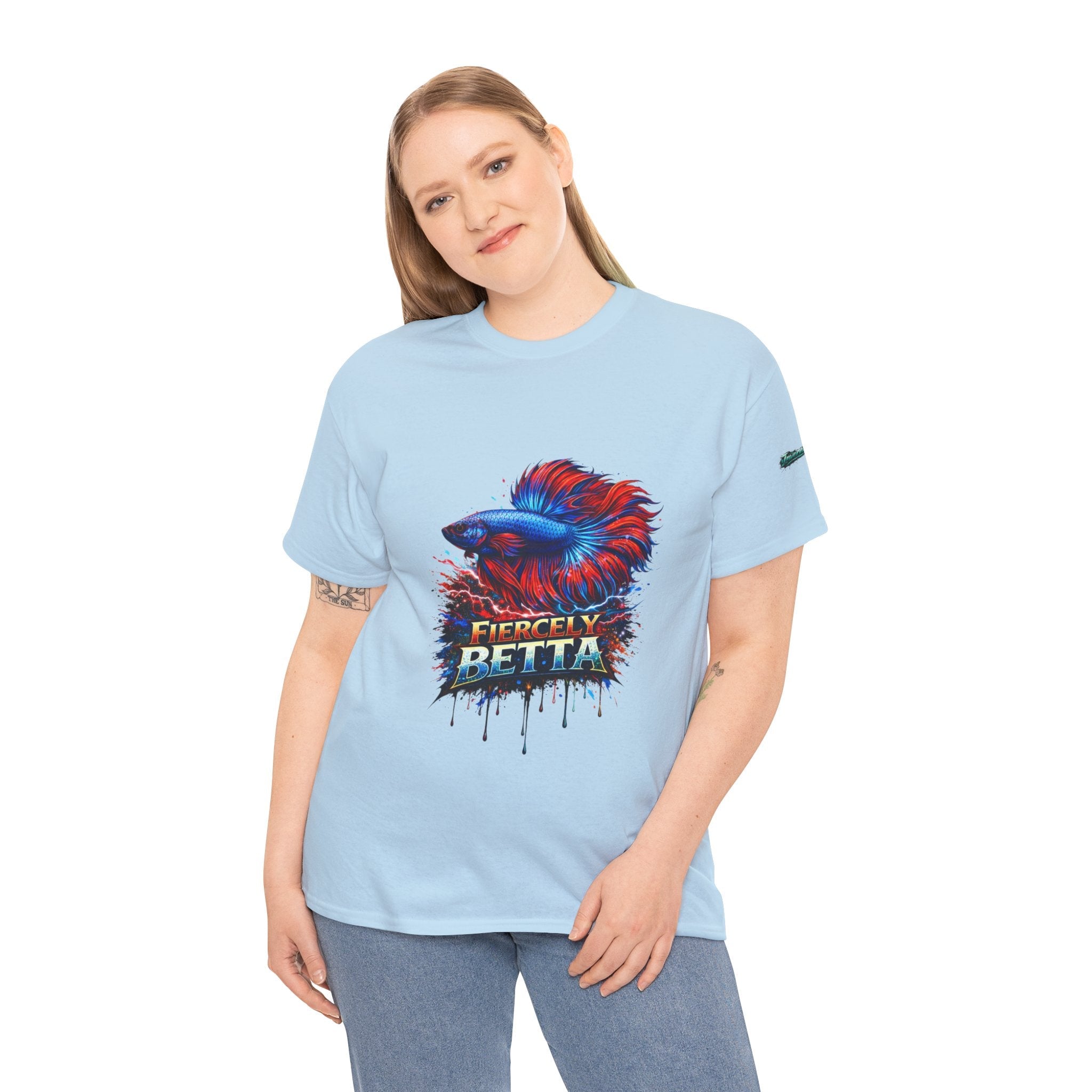 Betta Fish T-Shirt — Fiercely Betta Colorful Aquarium Fish Tee