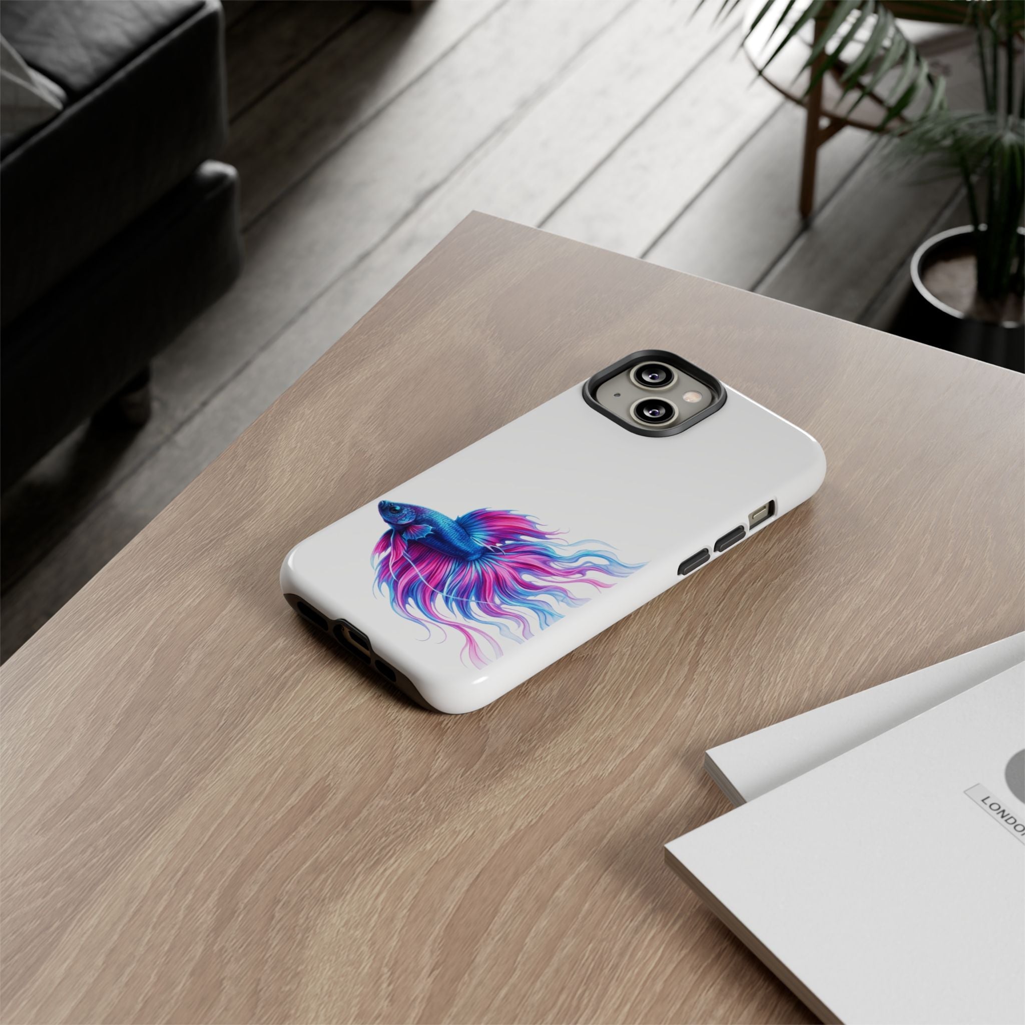 Electric Paint Betta Tough Phone Case