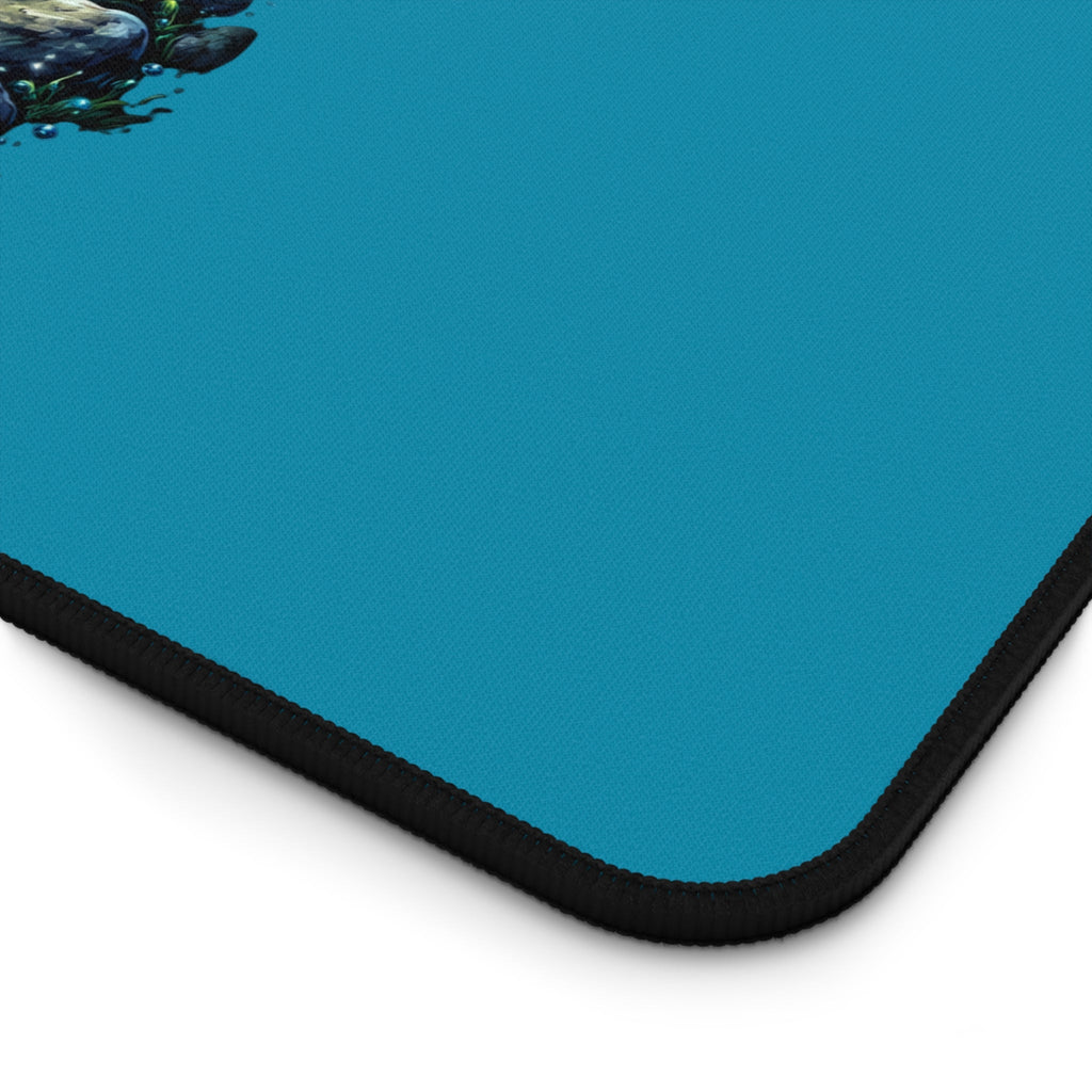Blue Phantom Pleco Desk Mat — Aquarium Fish Gaming Mouse Pad