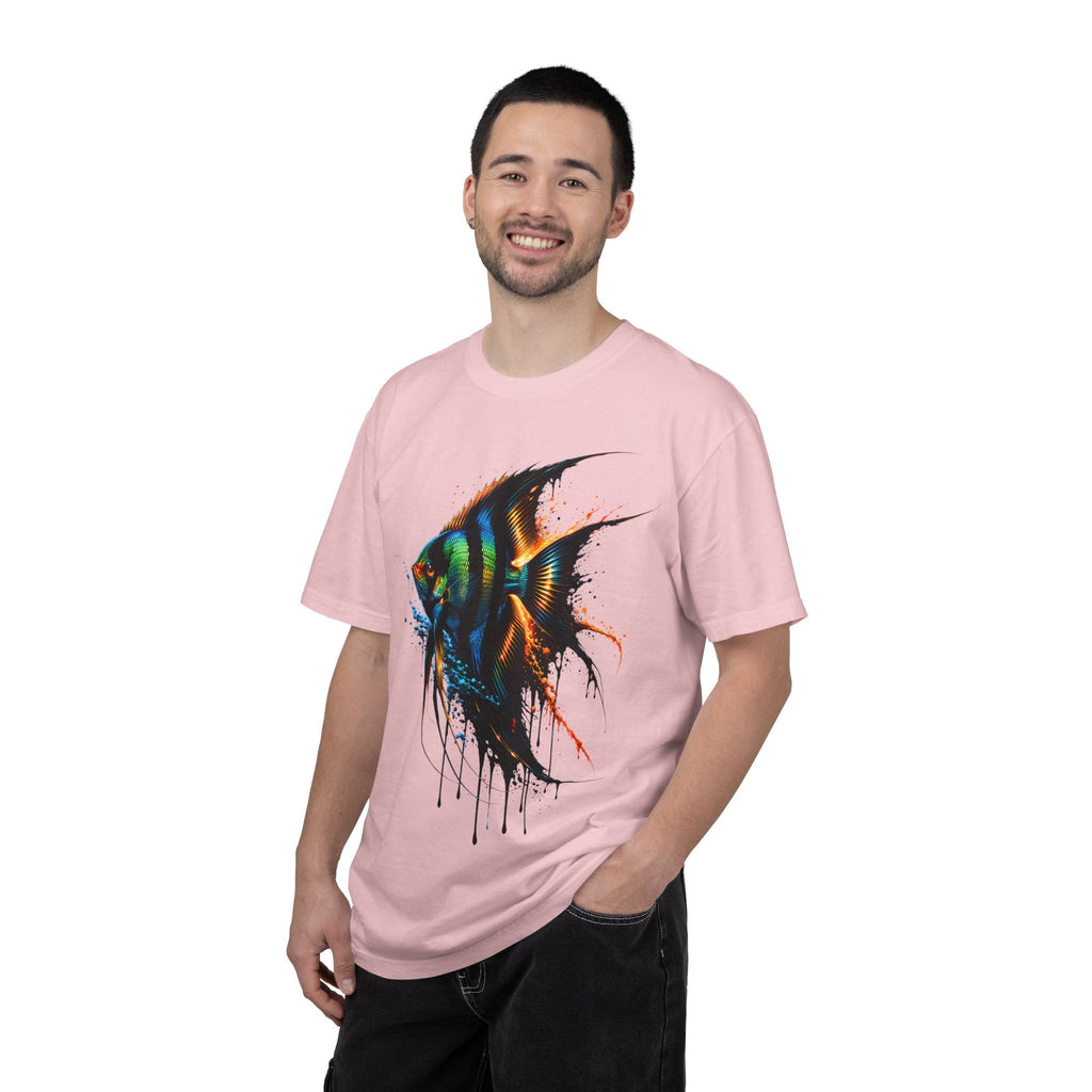 Vibrant Drip Angelfish Graphic Tee