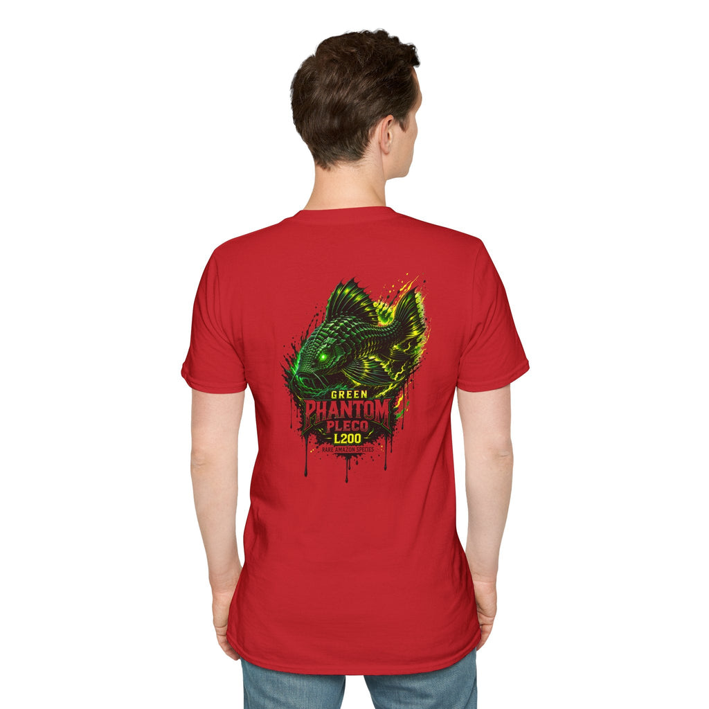 Green Phantom Pleco Tee — Graphic Fish Aquarium Shirt