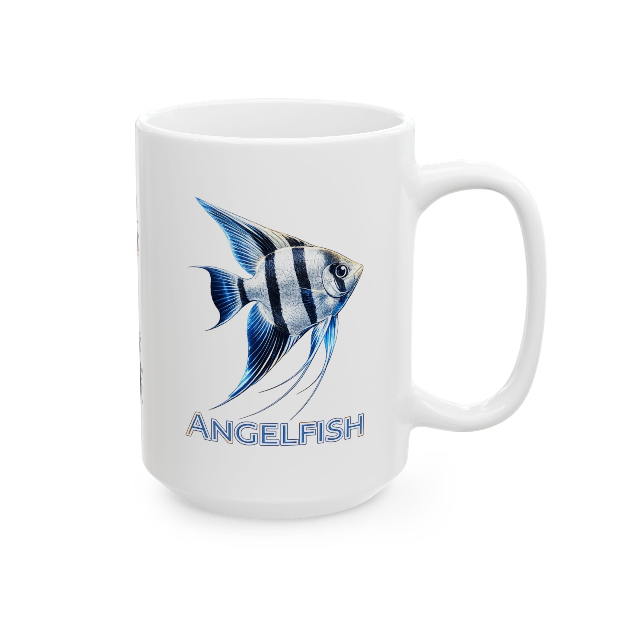 Early Tides. The Angelfish Collector's Coffee Cup. Ceramic Coffee Cup (11oz, 15oz)