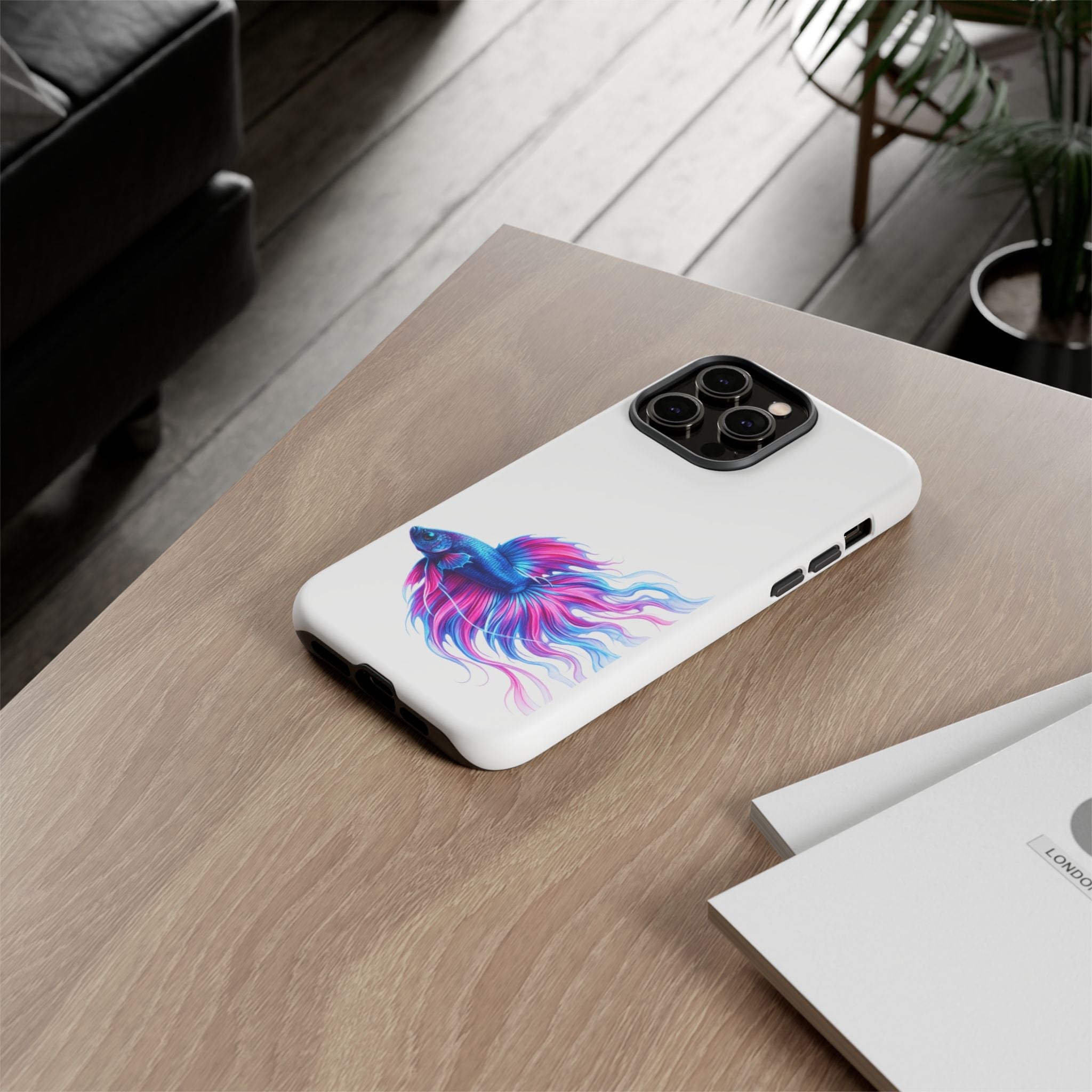 Electric Paint Betta Tough Phone Case