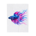 Electric Paint Betta Plush Blanket