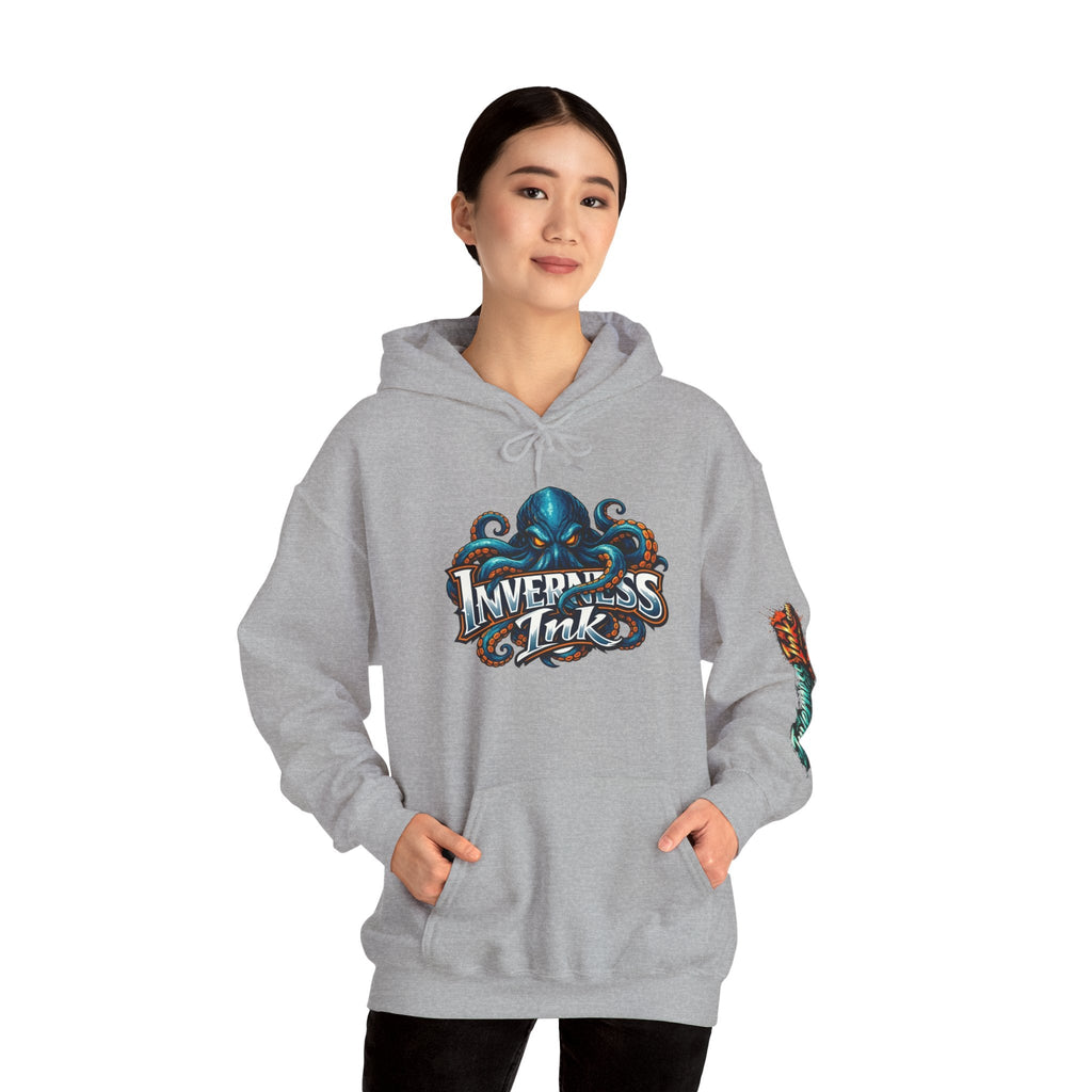 Electric Paint Betta — Artisan Series Hoodie — Inverness Ink Graphic Pullover
