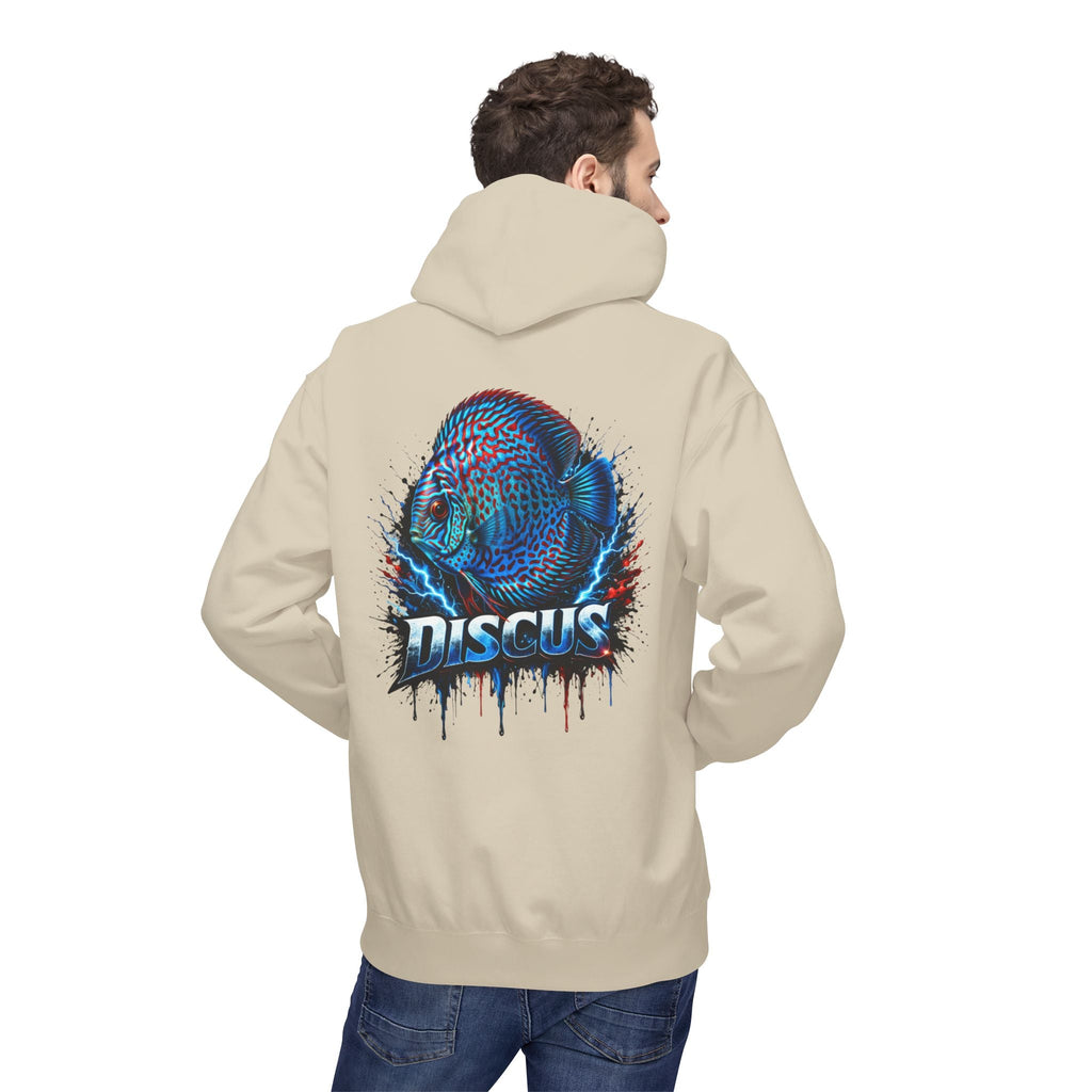 Discus Fish Hoodie — Vibrant Aquarium Graphic Pullover