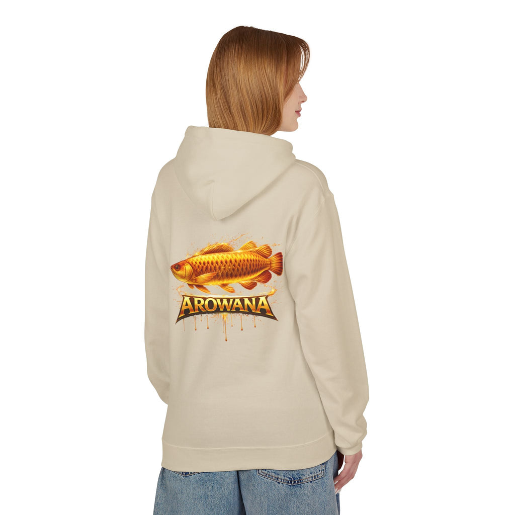 Arowana Fish Graphic Hoodie – Golden Arowana Design