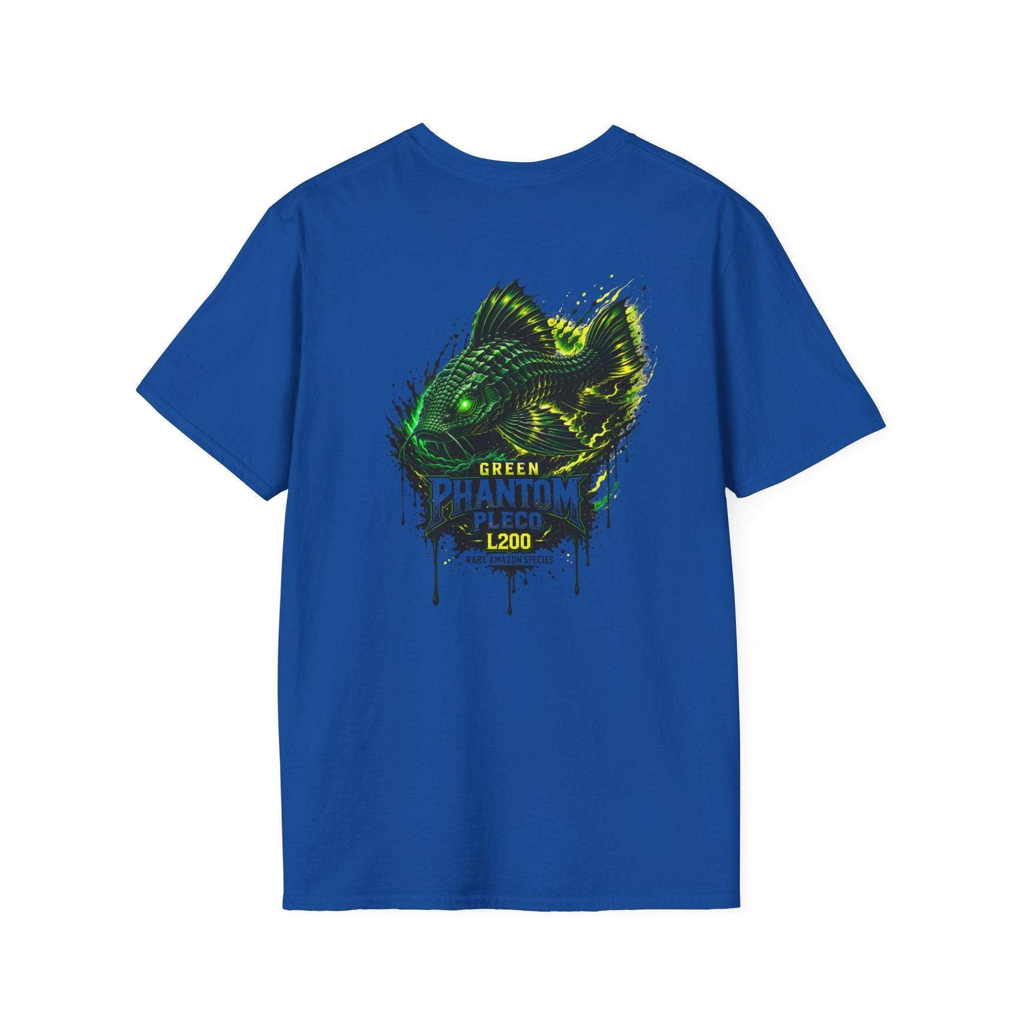 Green Phantom Pleco Tee — Graphic Fish Aquarium Shirt
