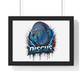 Discus Fish Framed Poster — Colorful Aquarium Artwork