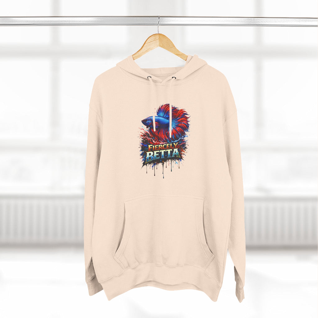 Fiercely Betta – Premium "Neon Flare" 3-End Fleece Hoodie