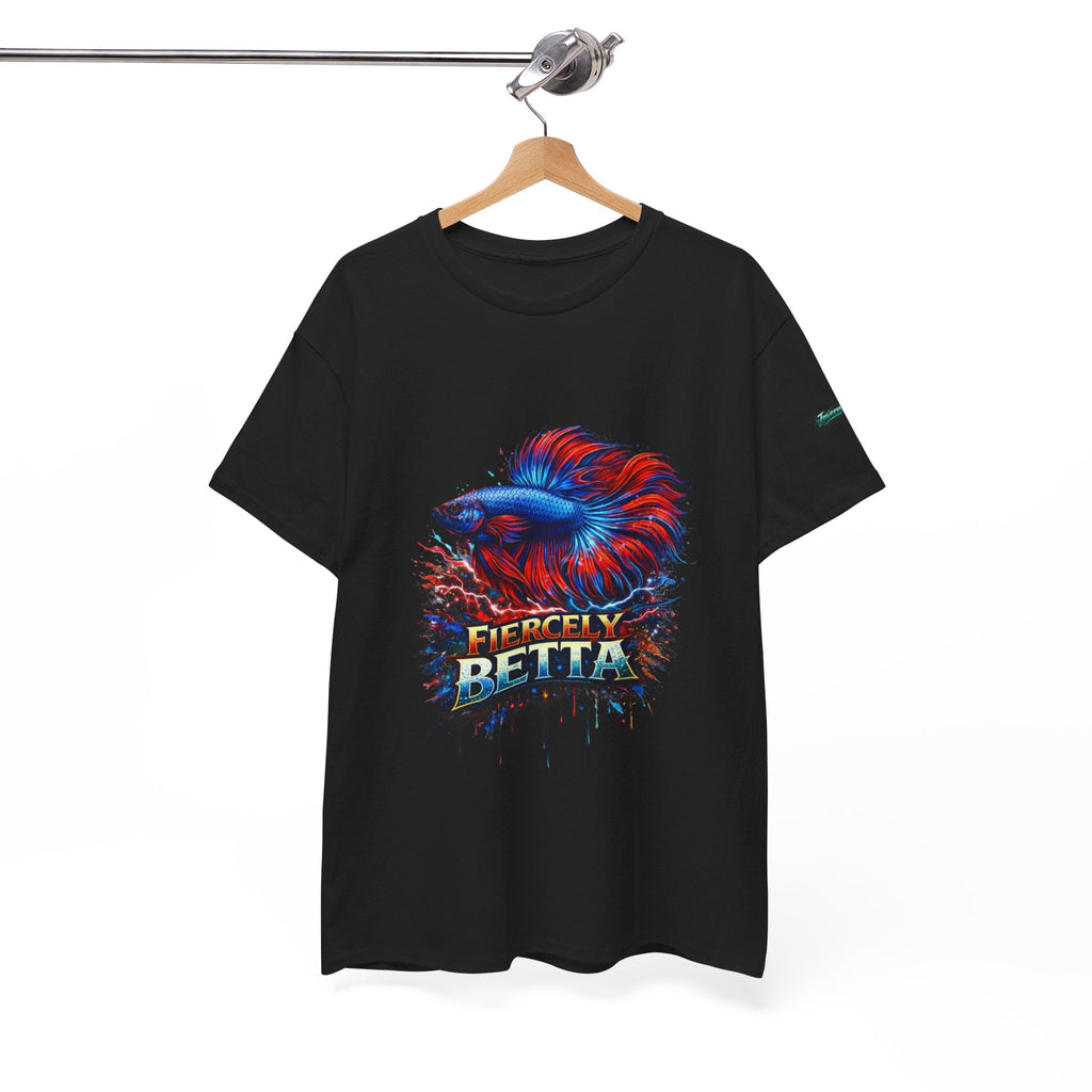 Betta Fish T-Shirt — Fiercely Betta Colorful Aquarium Fish Tee