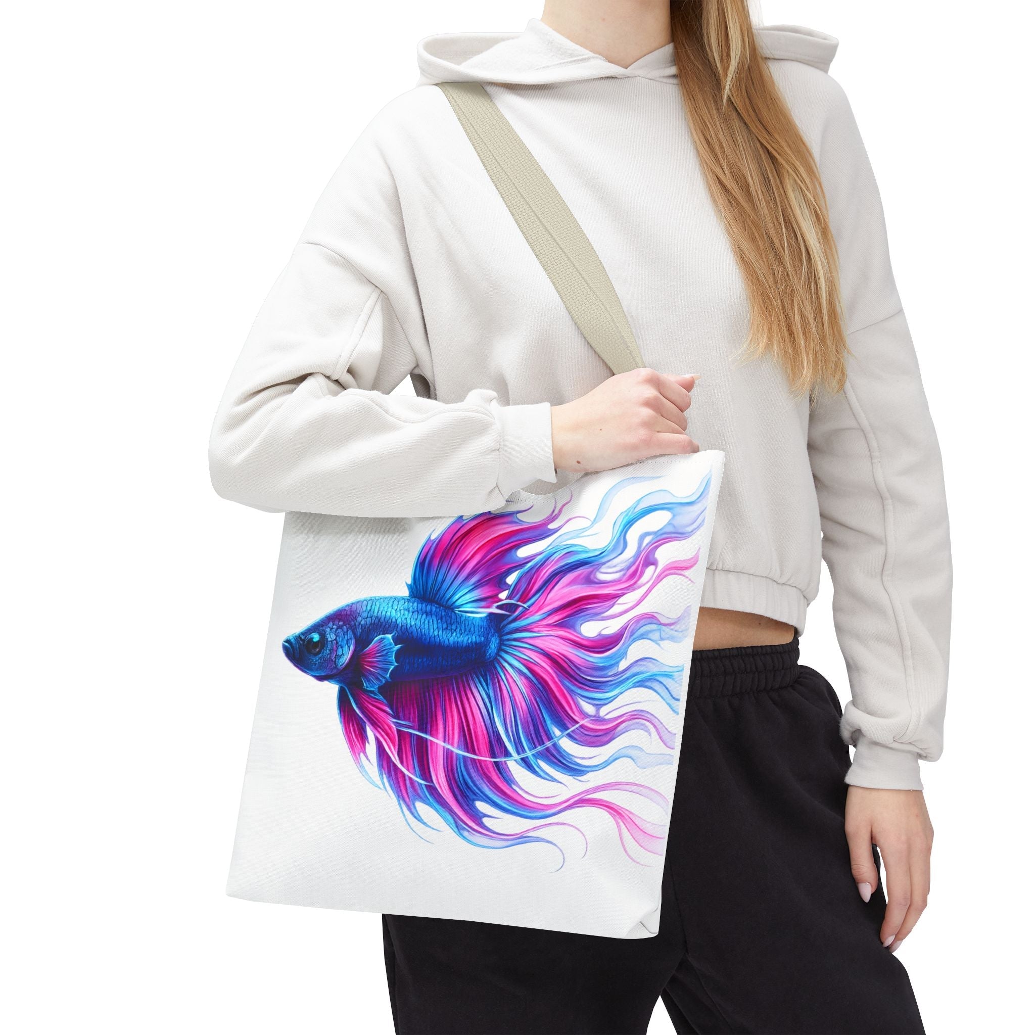 Electric Paint Betta Tote Bag