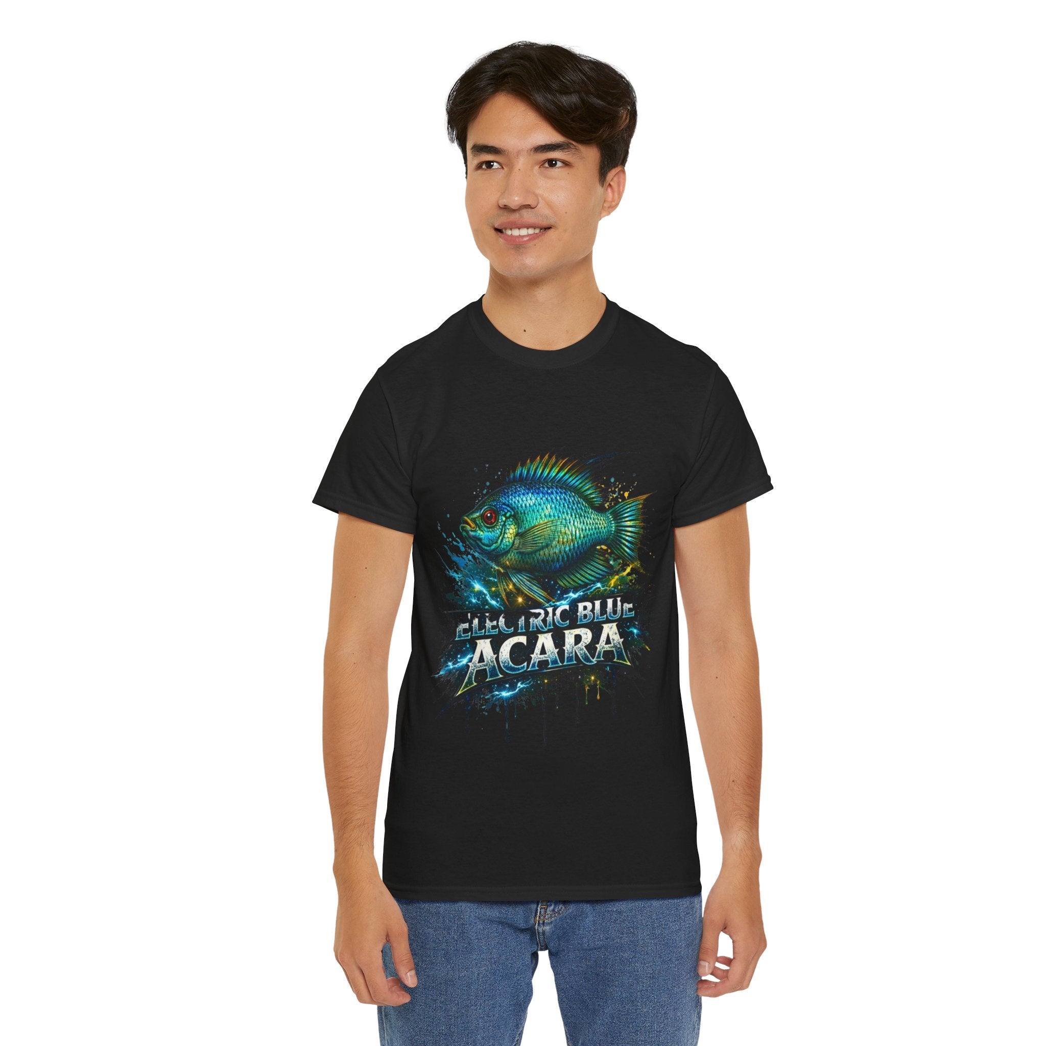 Electric Blue Acara – Premium Graphic Tee