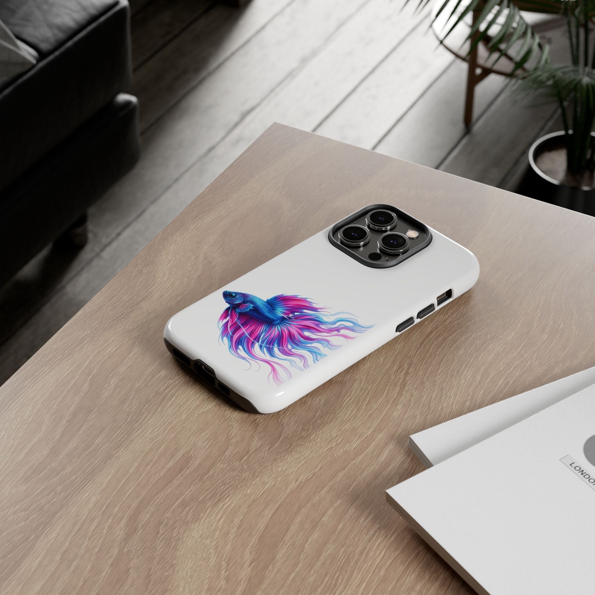 Electric Paint Betta Tough Phone Case