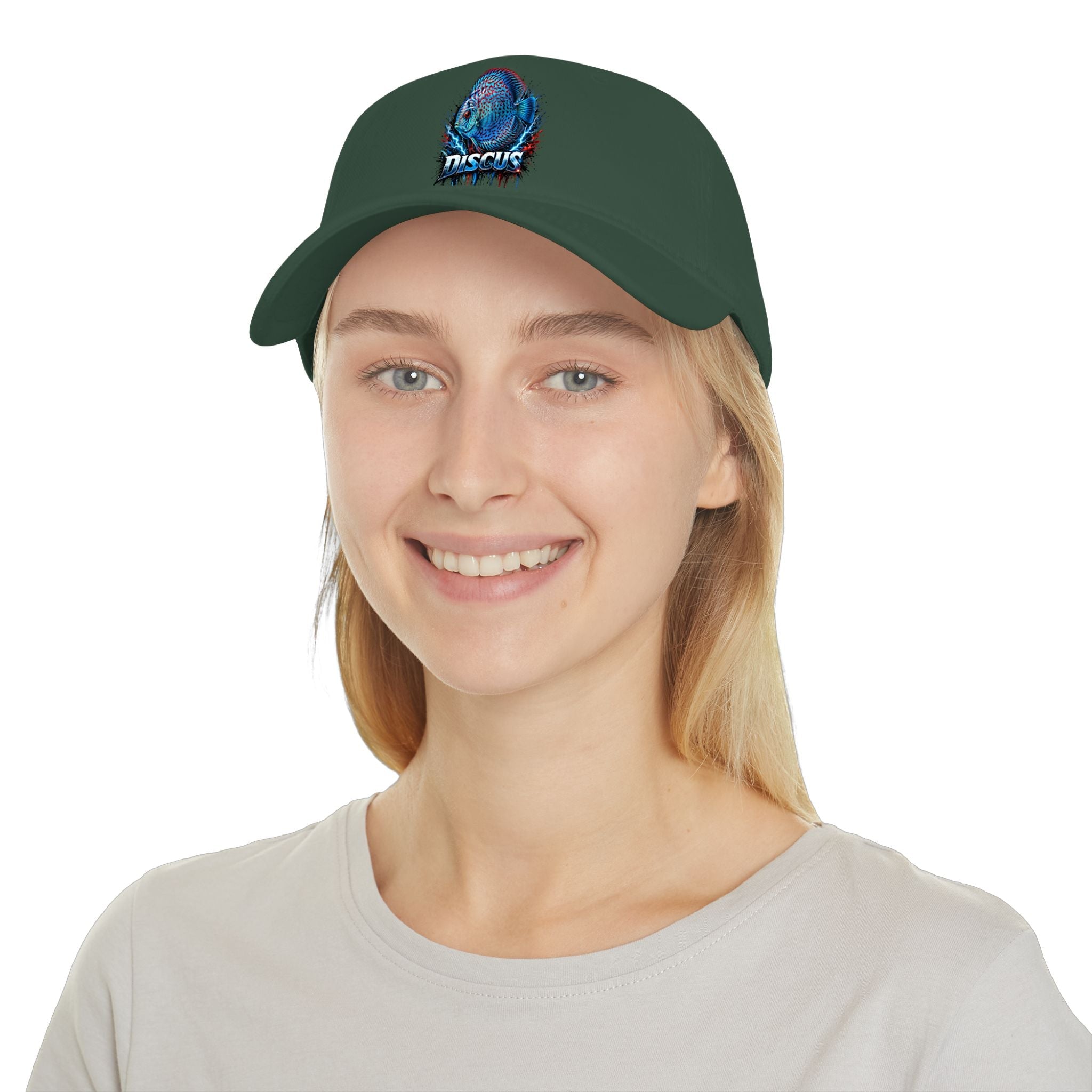 Discus Fish Low Profile Baseball Cap – Aquatic Hat