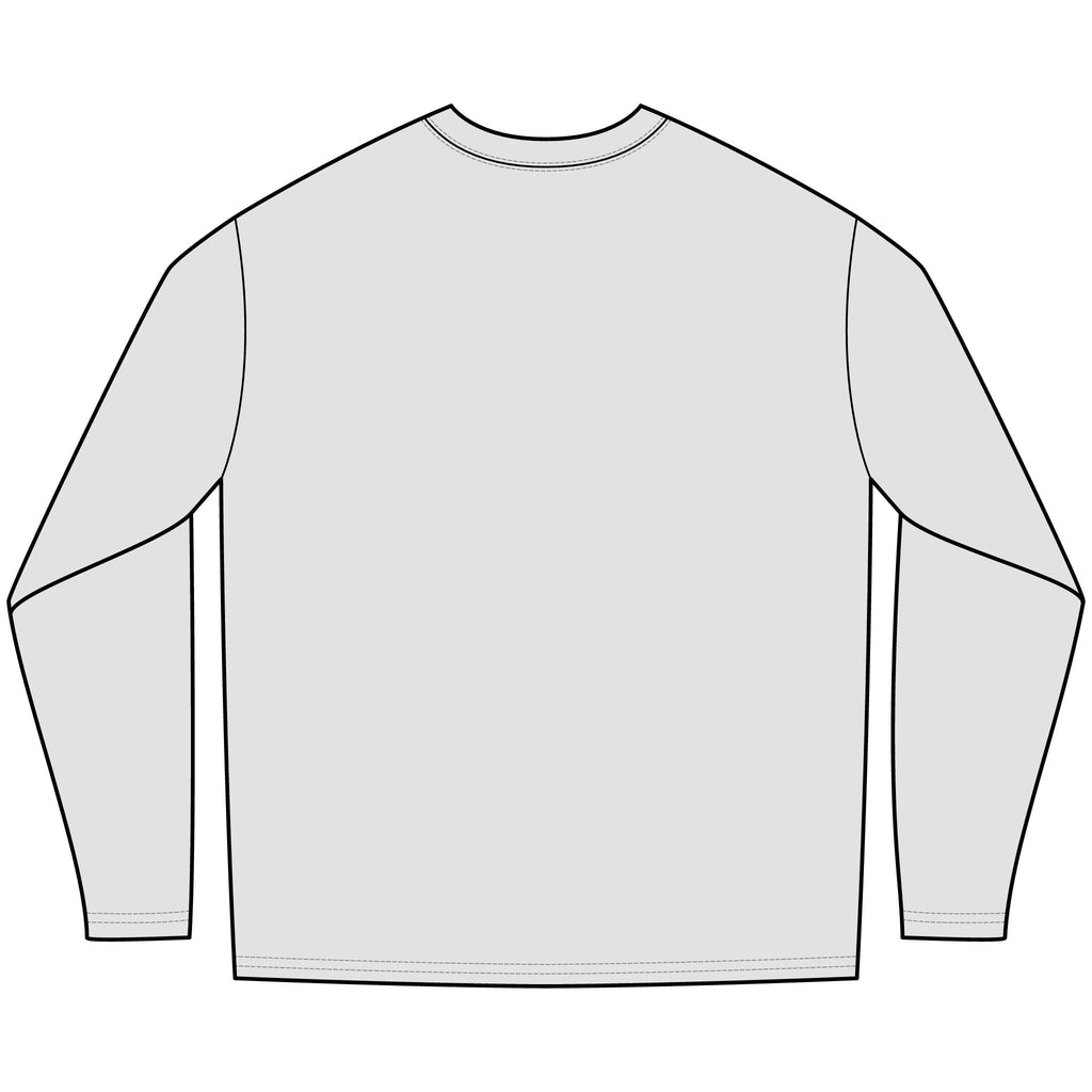 Angelfish Long Sleeve Tee — Blue Aquarium Fish Graphic Shirt