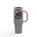 40oz Insulated Travel Mug — 'Fiercely Betta' Colorful Betta Fish Design