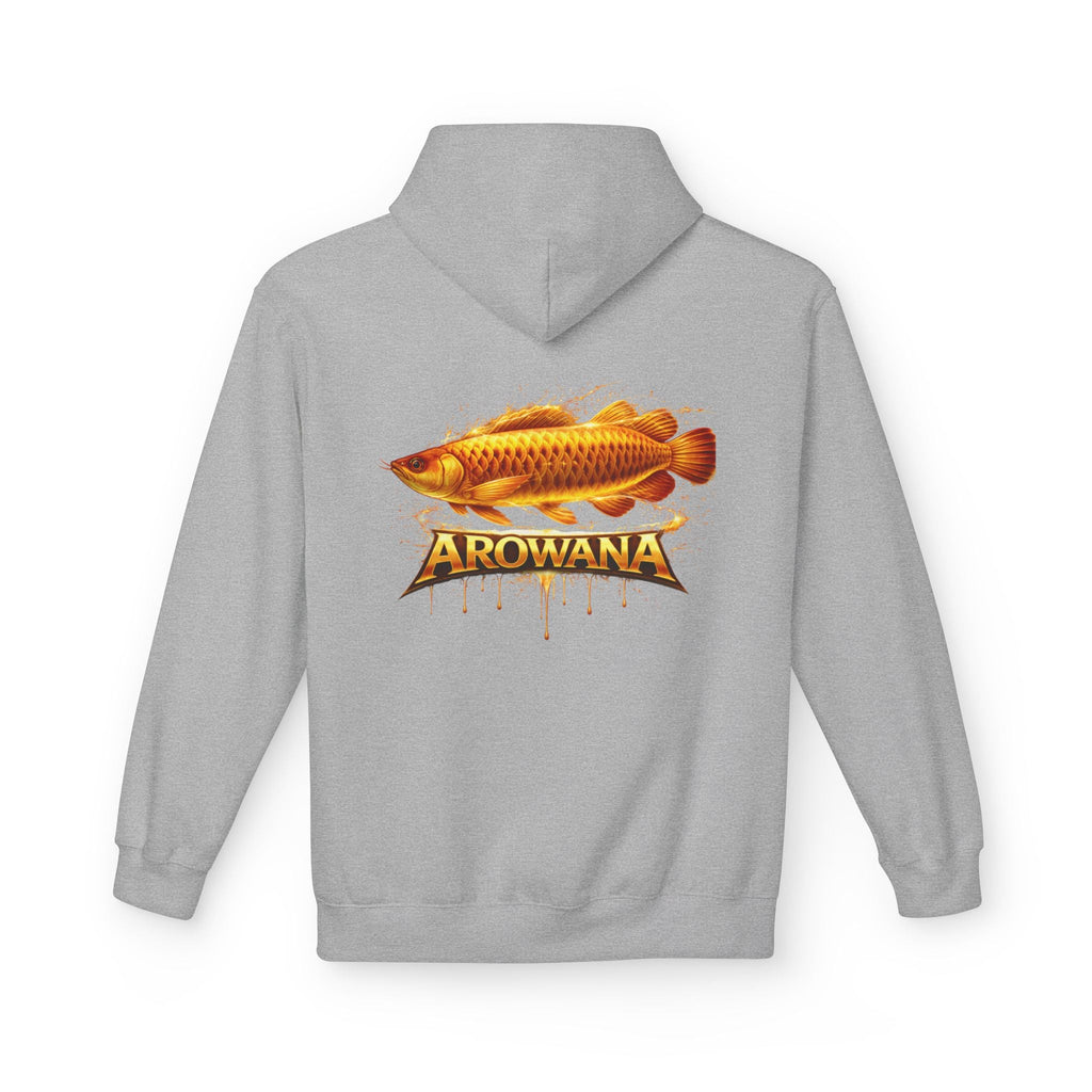 Arowana Fish Graphic Hoodie – Golden Arowana Design
