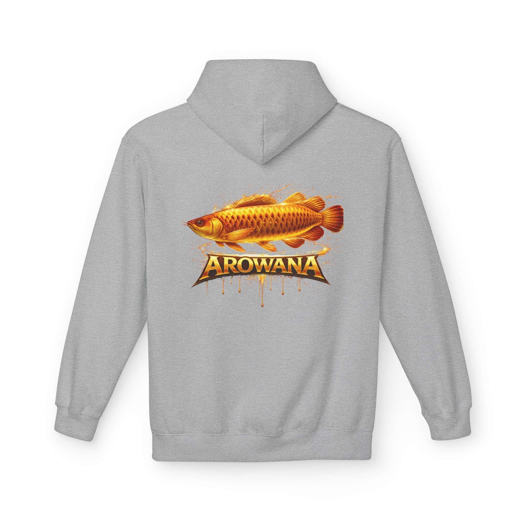 Arowana Fish Graphic Hoodie – Golden Arowana Design