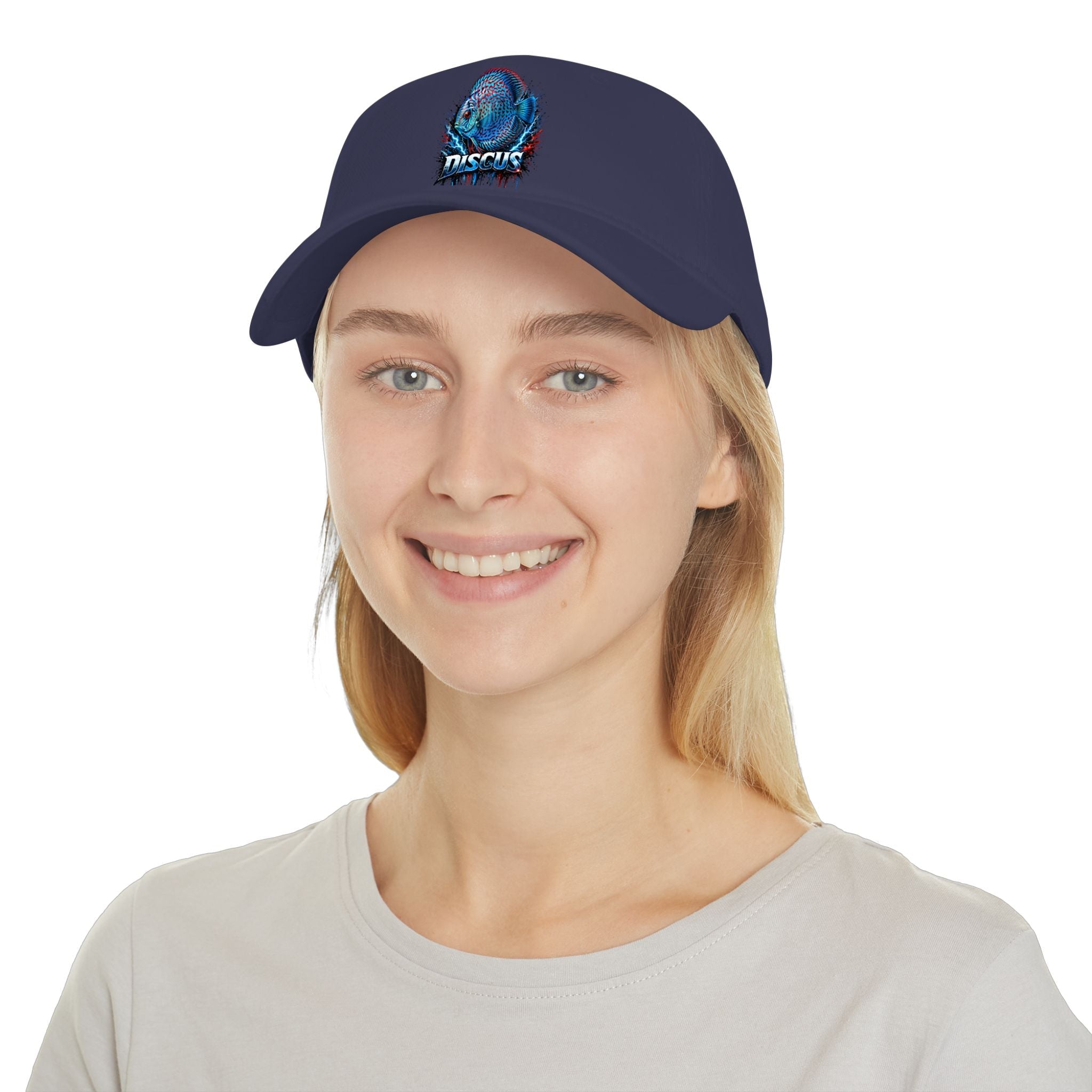 Discus Fish Low Profile Baseball Cap – Aquatic Hat