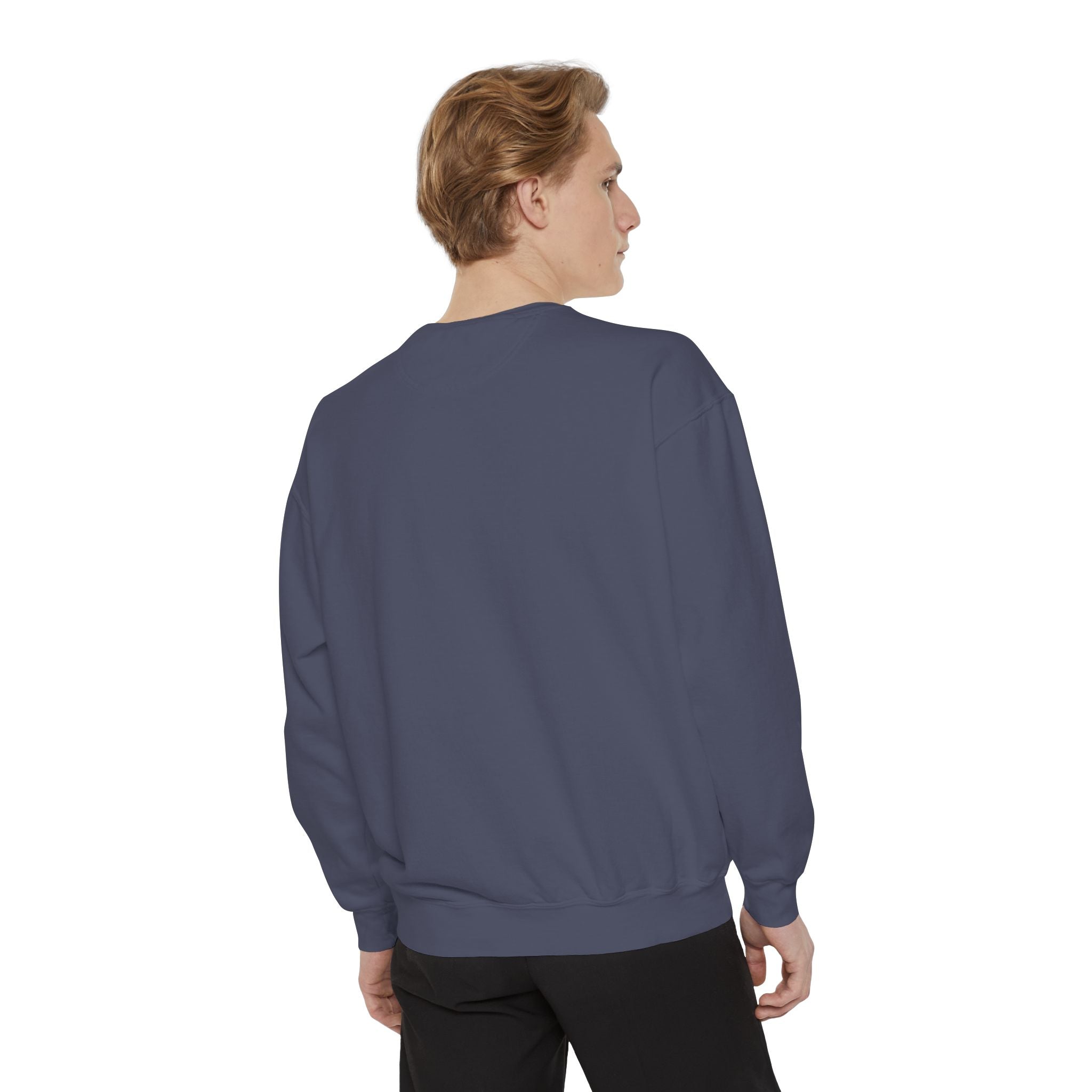 Electric Blue Acara – Garment-Dyed Premium Sweatshirt