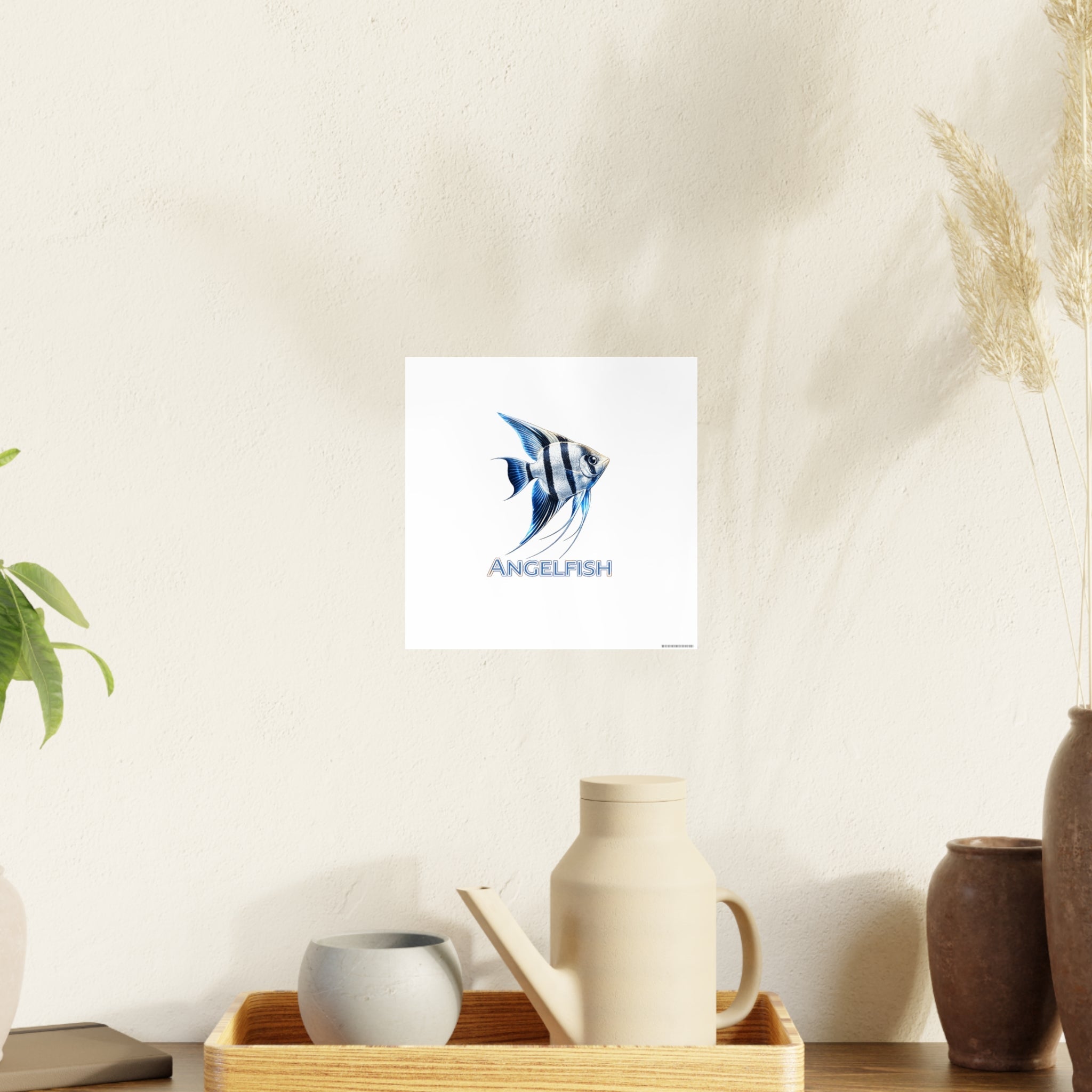 Angelfish – Premium Satin Photo Art Poster
