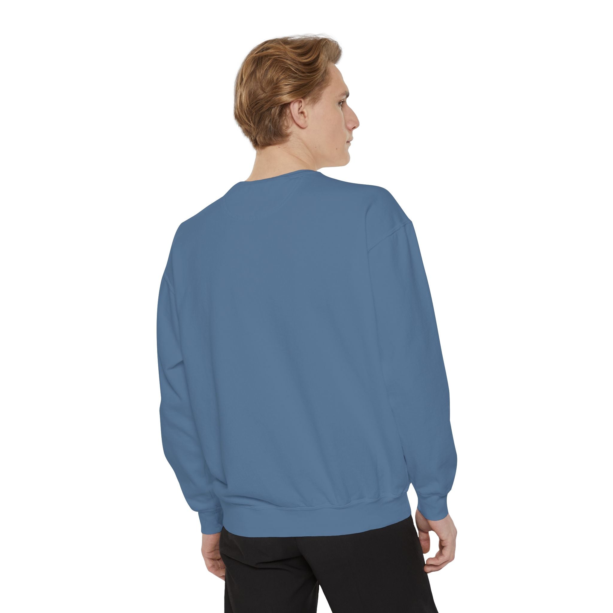 Electric Blue Acara – Garment-Dyed Premium Sweatshirt
