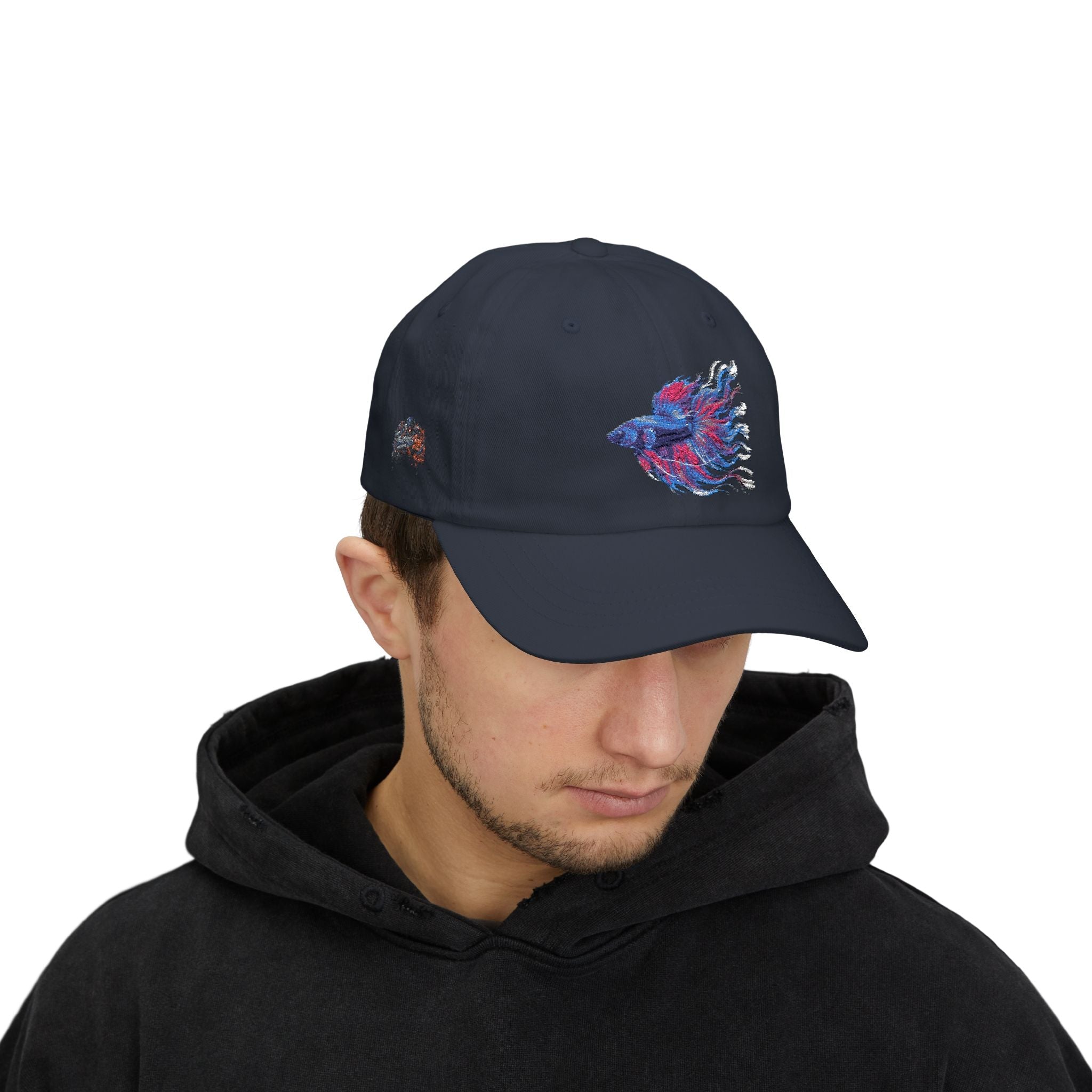 Electric Paint Betta Baseball Cap