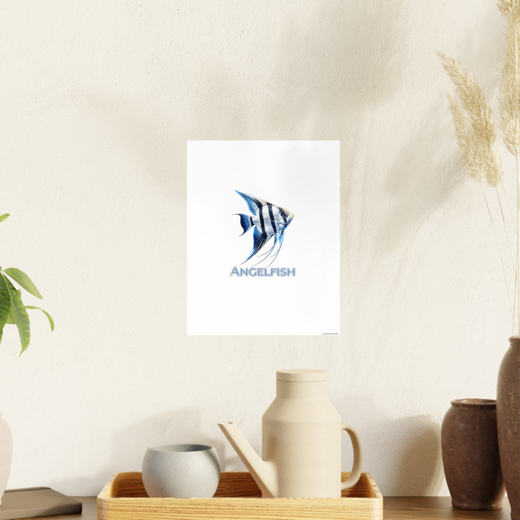 Angelfish – Premium Satin Photo Art Poster