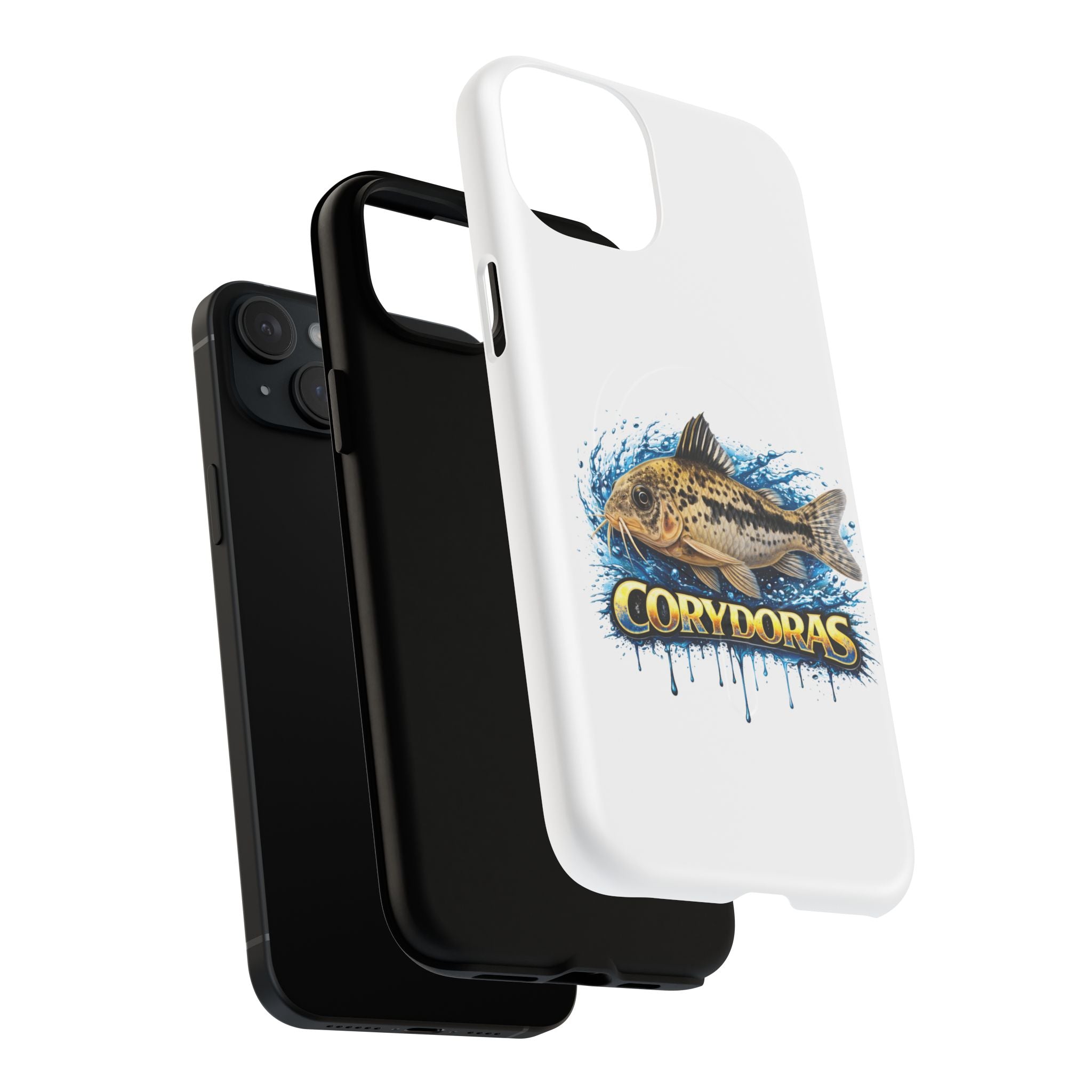 Corydoras Tough Magnetic Phone Case — Protective Fish Aquarium Design