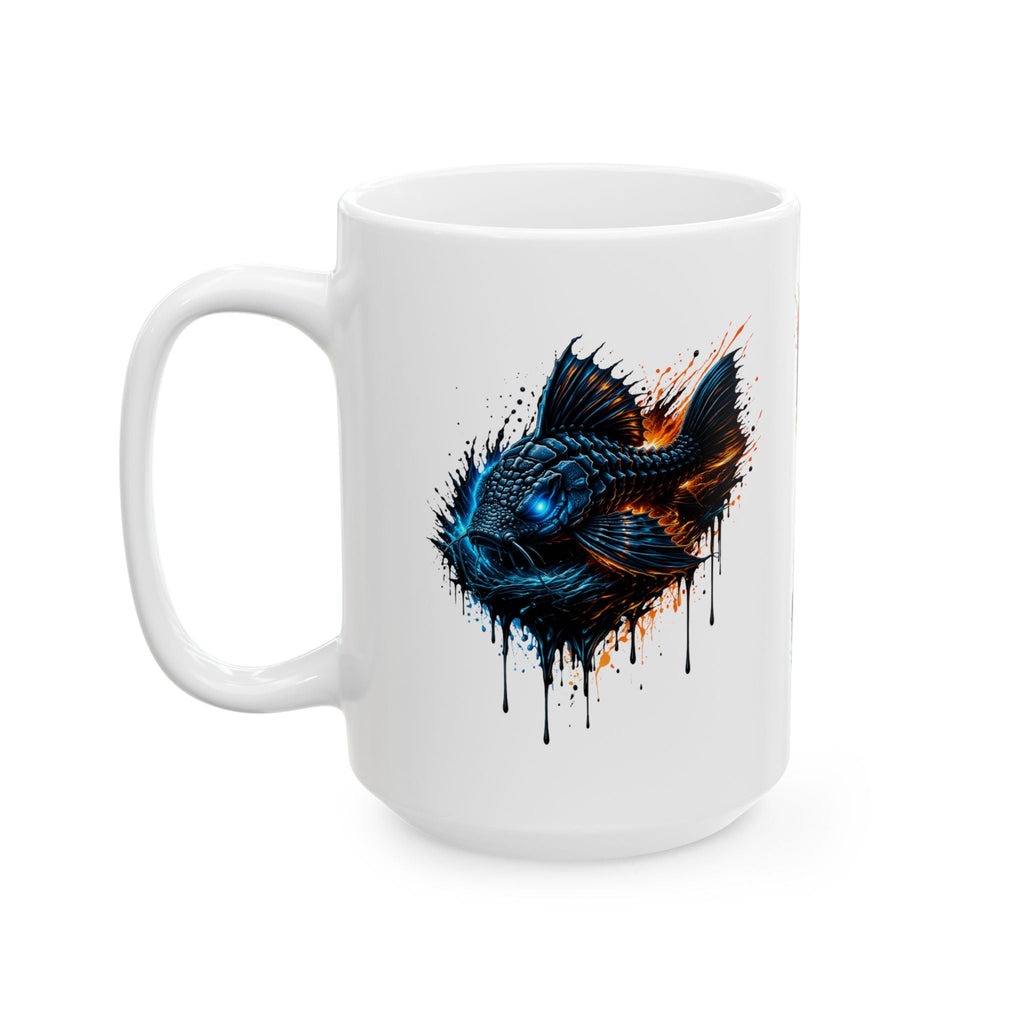 Armored Pleco – Premium "Deep Glow" Ceramic Mug Coffee Cup (11oz/15oz)
