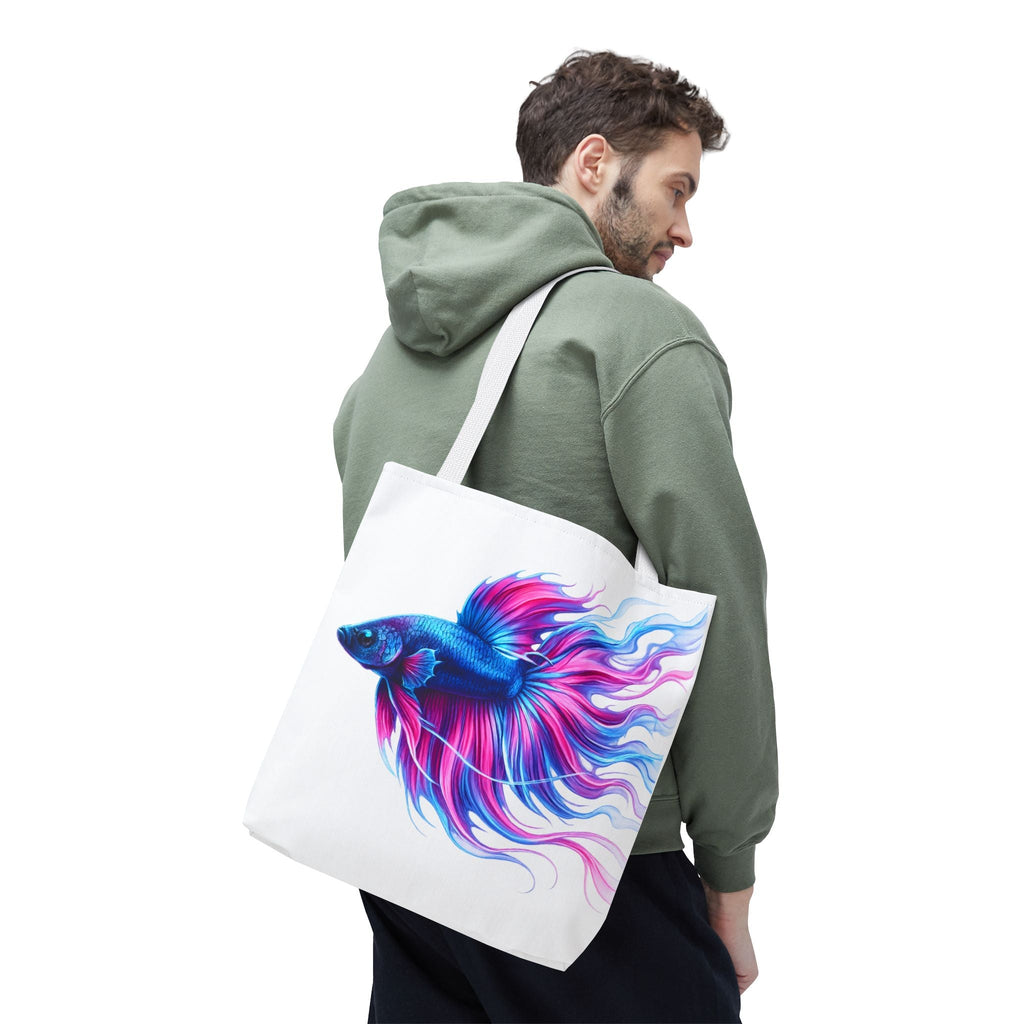 Electric Paint Betta Tote Bag