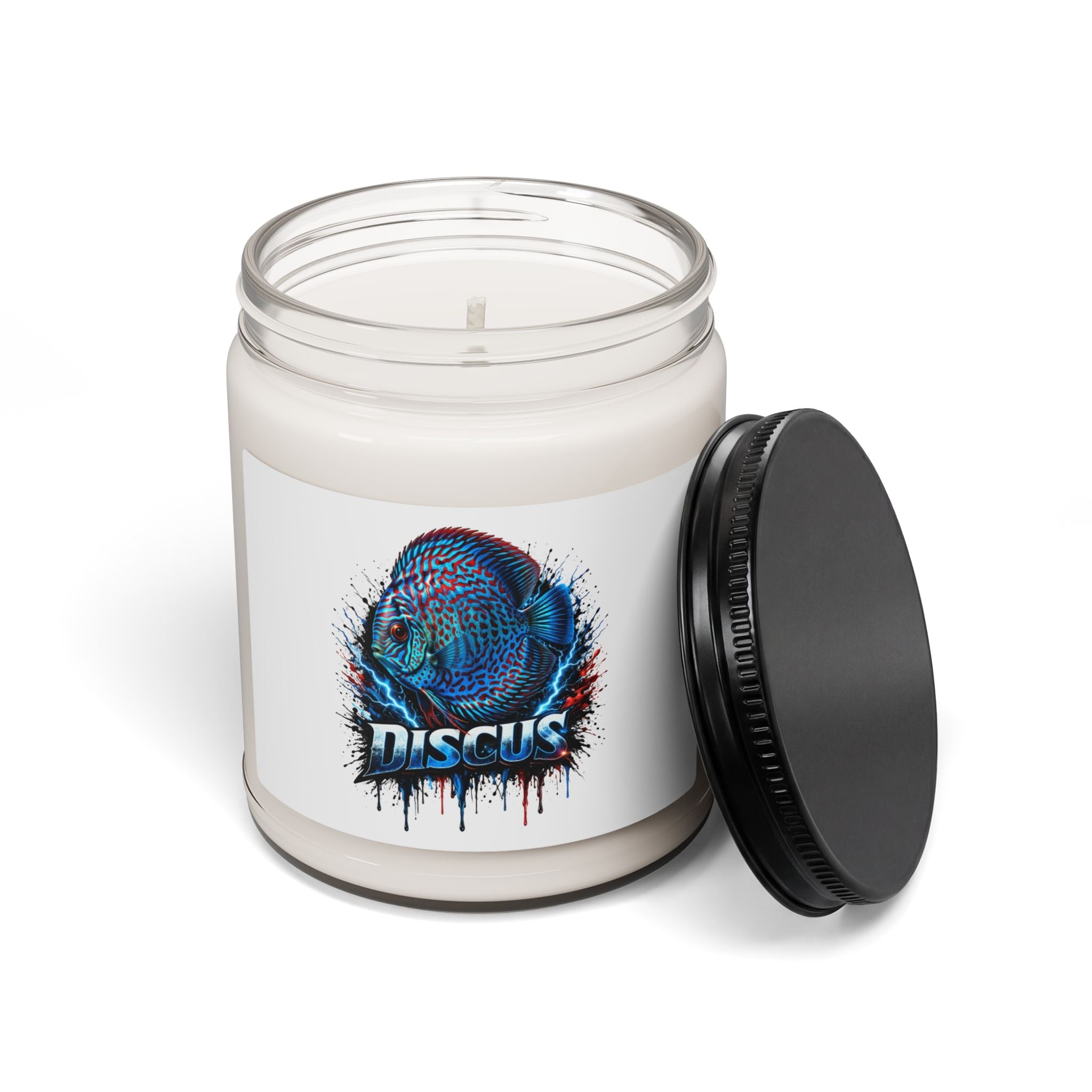 Discus Fish Scented Soy Candle - 9oz Aquarium Lover Gift