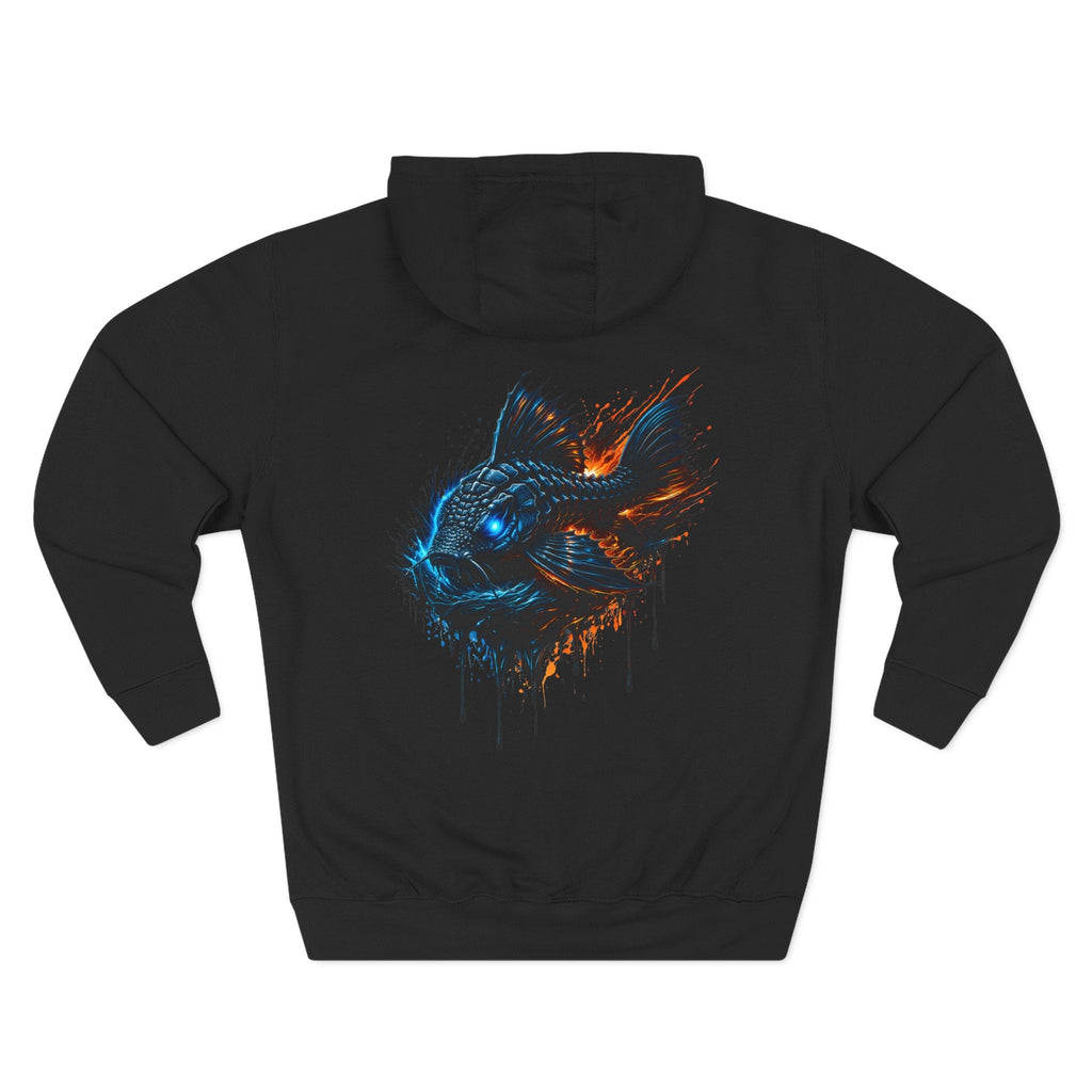 L-185 Xingu Spiny Monster Pleco — Urban Mural Hoodie