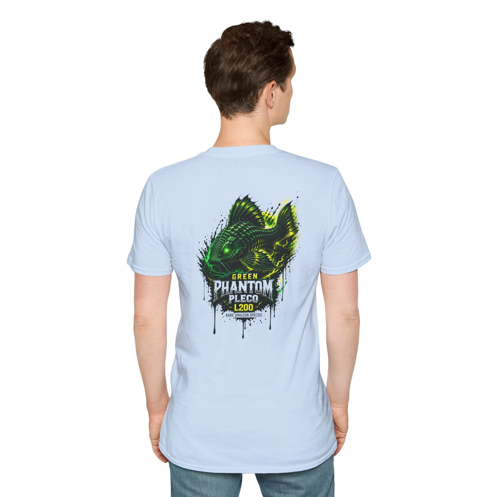 Green Phantom Pleco Tee — Graphic Fish Aquarium Shirt