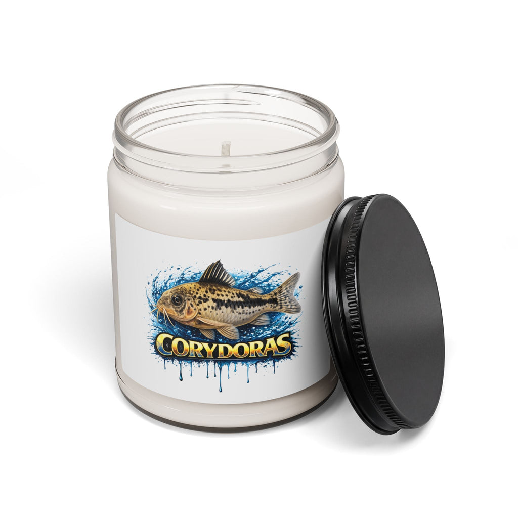 Corydoras Fish Soy Candle — 9oz Scented Jar for Aquarium Enthusiasts