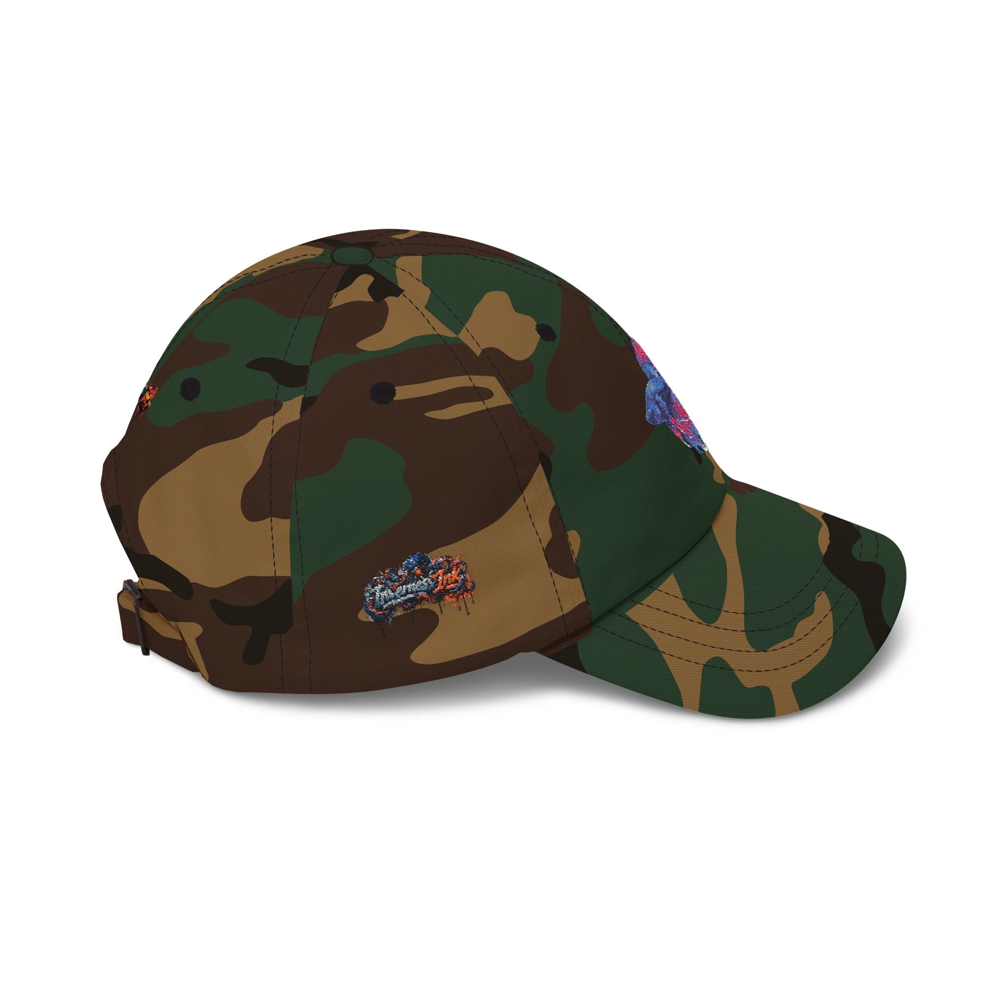 Electric Paint Betta Baseball Cap