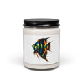 Angelfish Art Soy Candle — 9oz Scented Jar Candle
