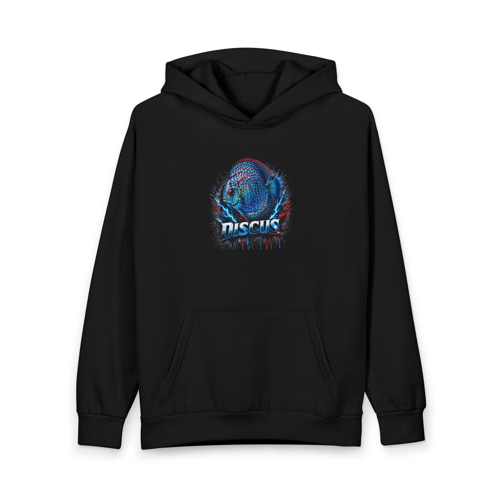 Discus Fish Graphic Hoodie — Vibrant Aquarium Tee for Fishkeepers