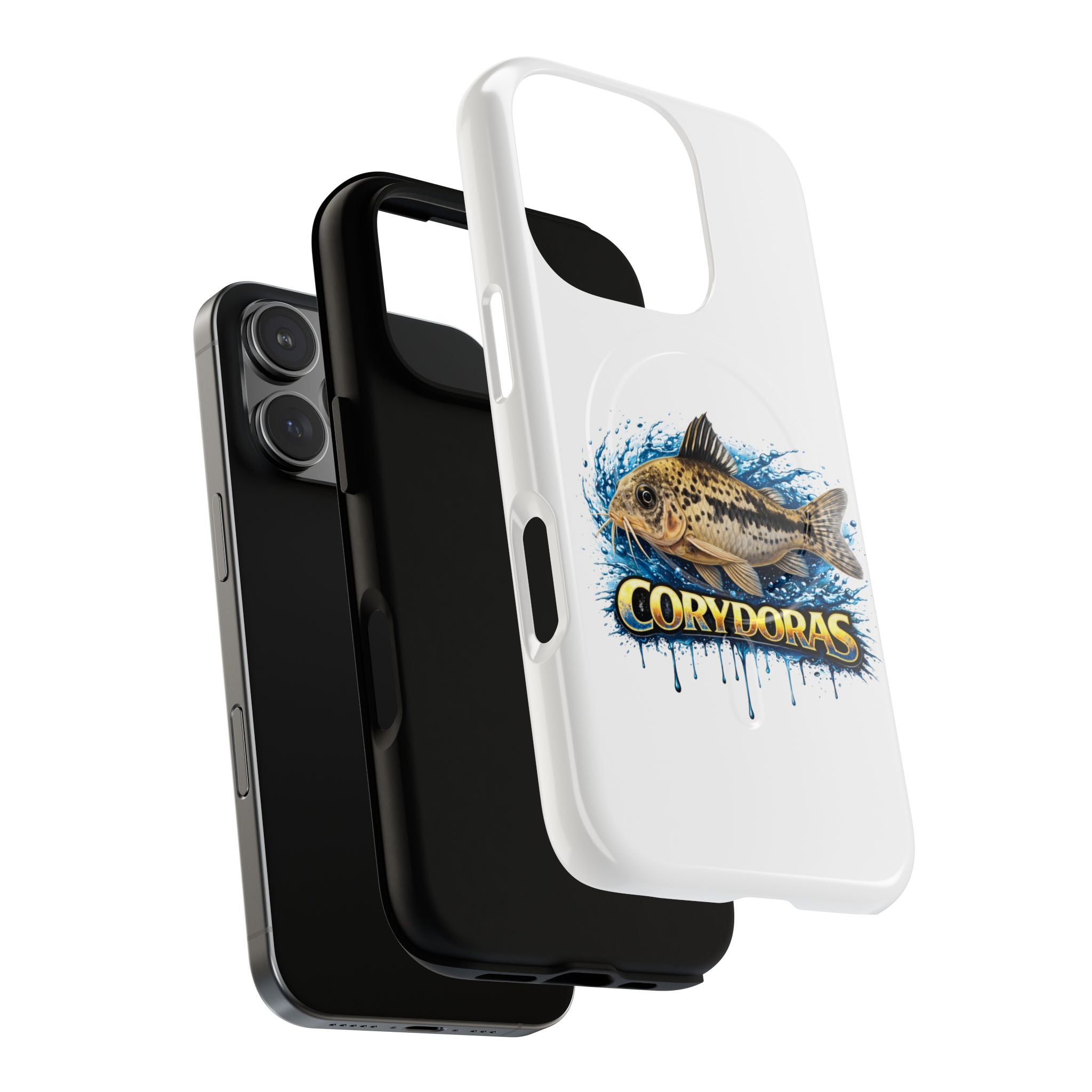 Corydoras Tough Magnetic Phone Case — Protective Fish Aquarium Design