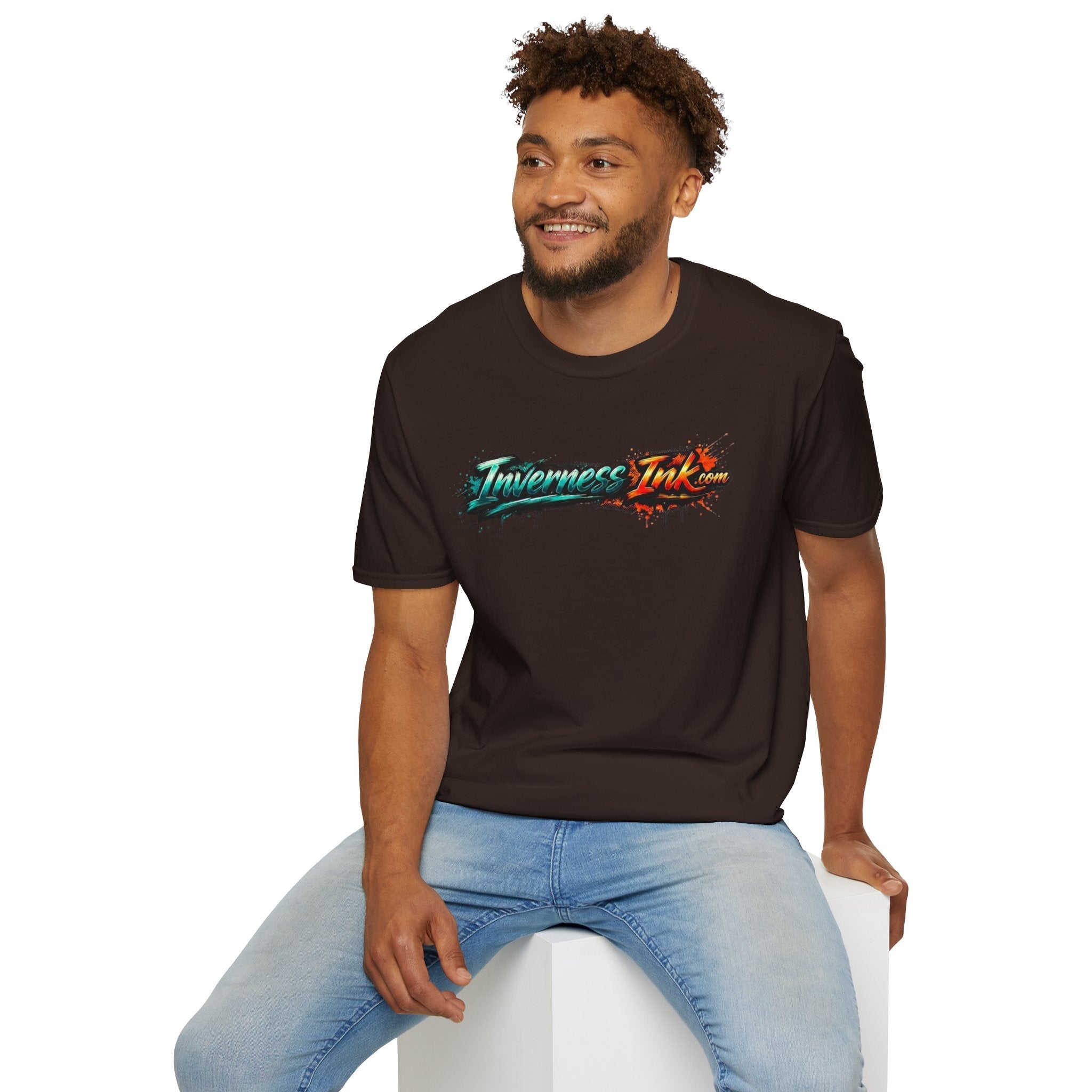 Electric Discus Fish T-Shirt - King of the Aquarium Lightning Art