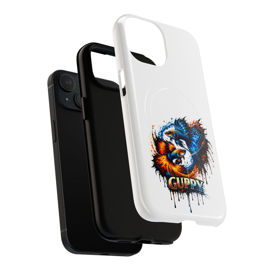 Fire & Ice Guppy – "Neon Flare" Magnetic Impact Case