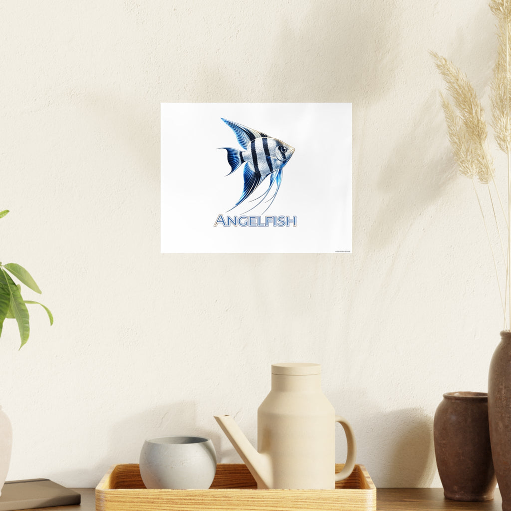 Angelfish – Premium Satin Photo Art Poster