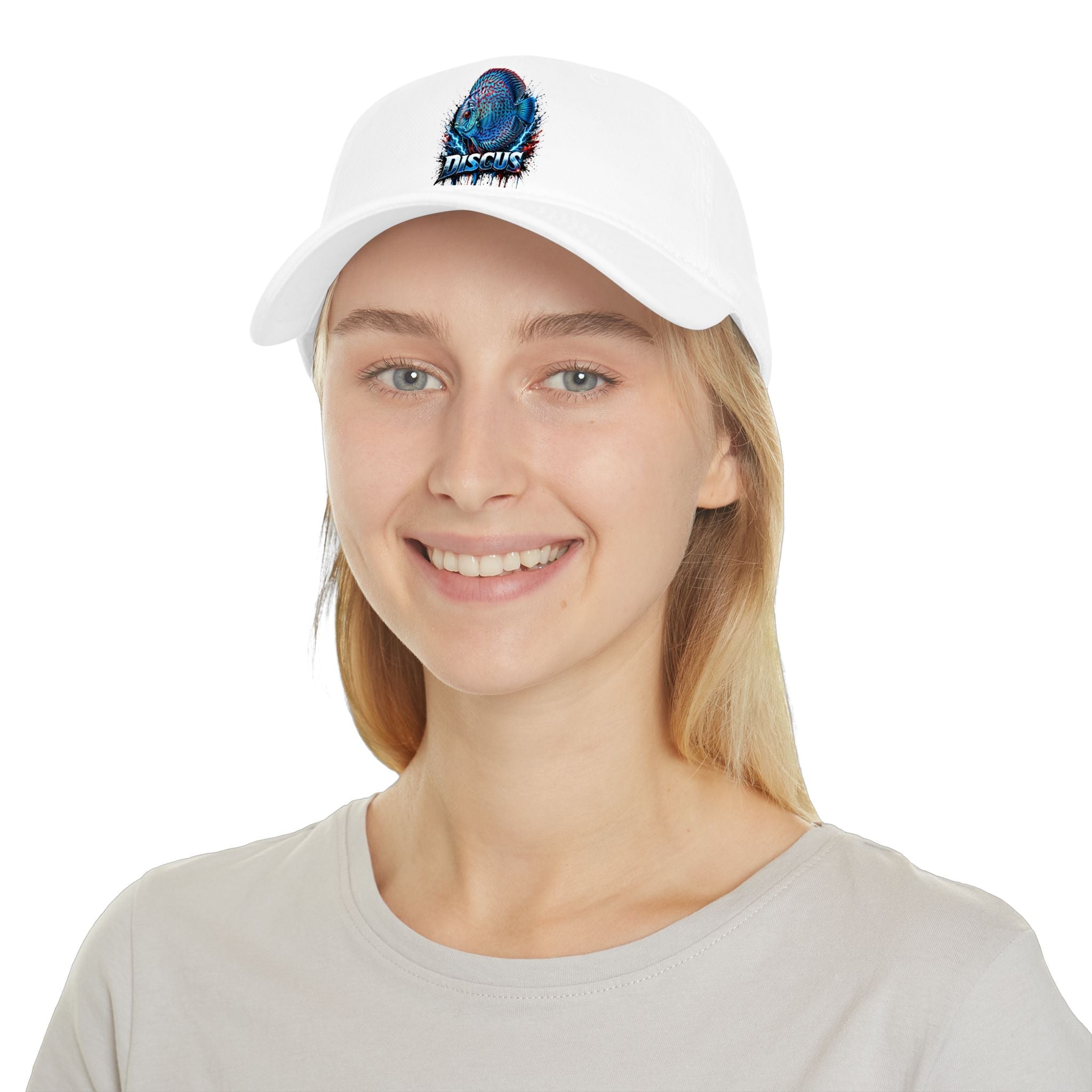 Discus Fish Low Profile Baseball Cap – Aquatic Hat
