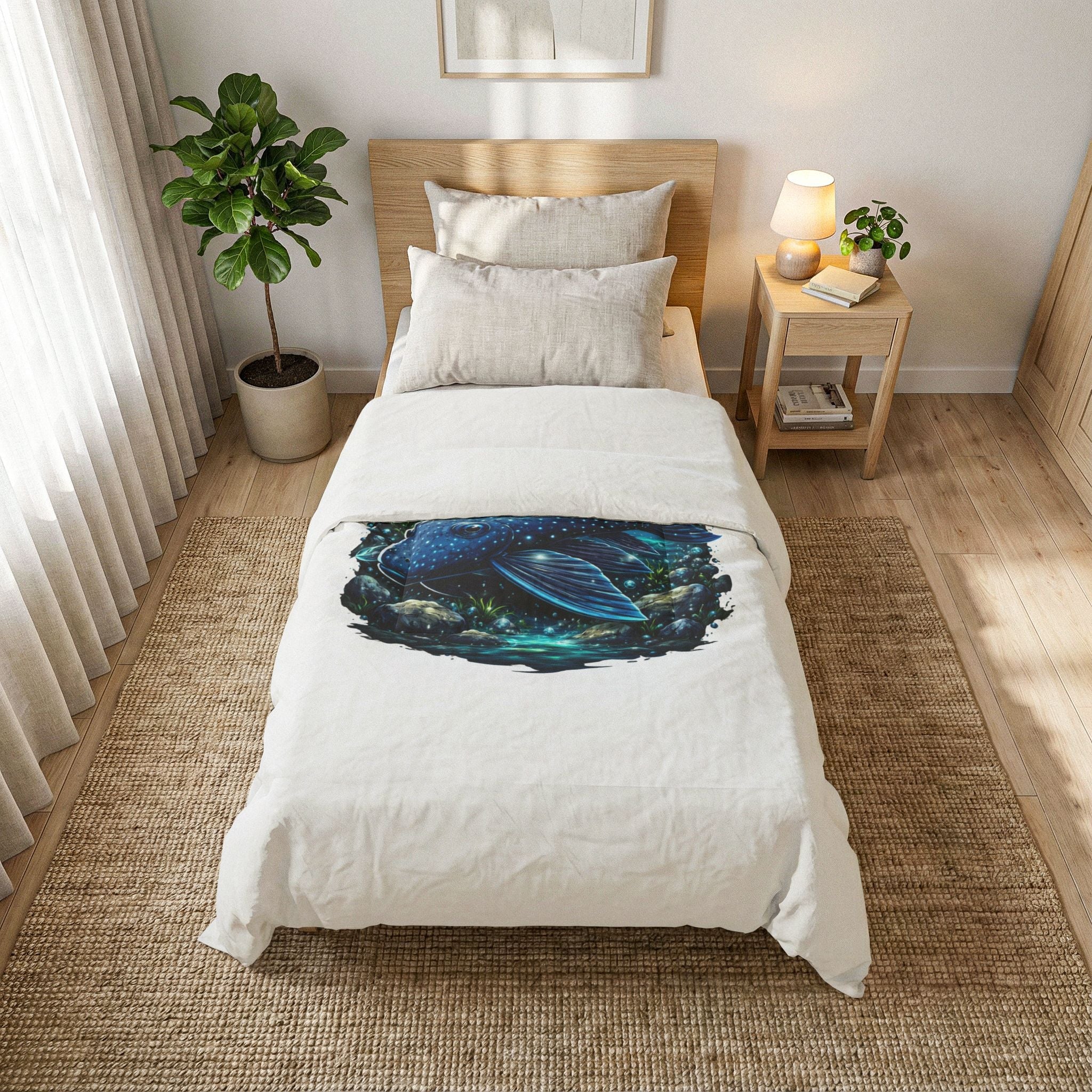 Blue Phantom – Premium "Starlight" Cotton Comforter